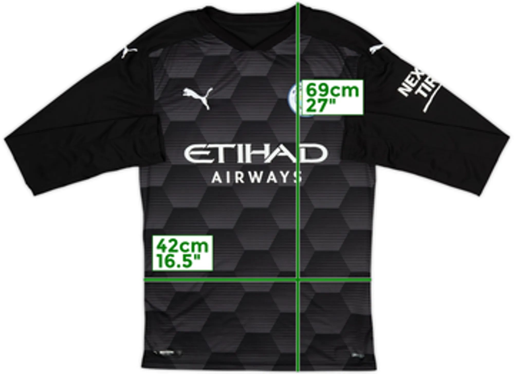 2020-21 Manchester City GK Shirt - 9/10 - (M)