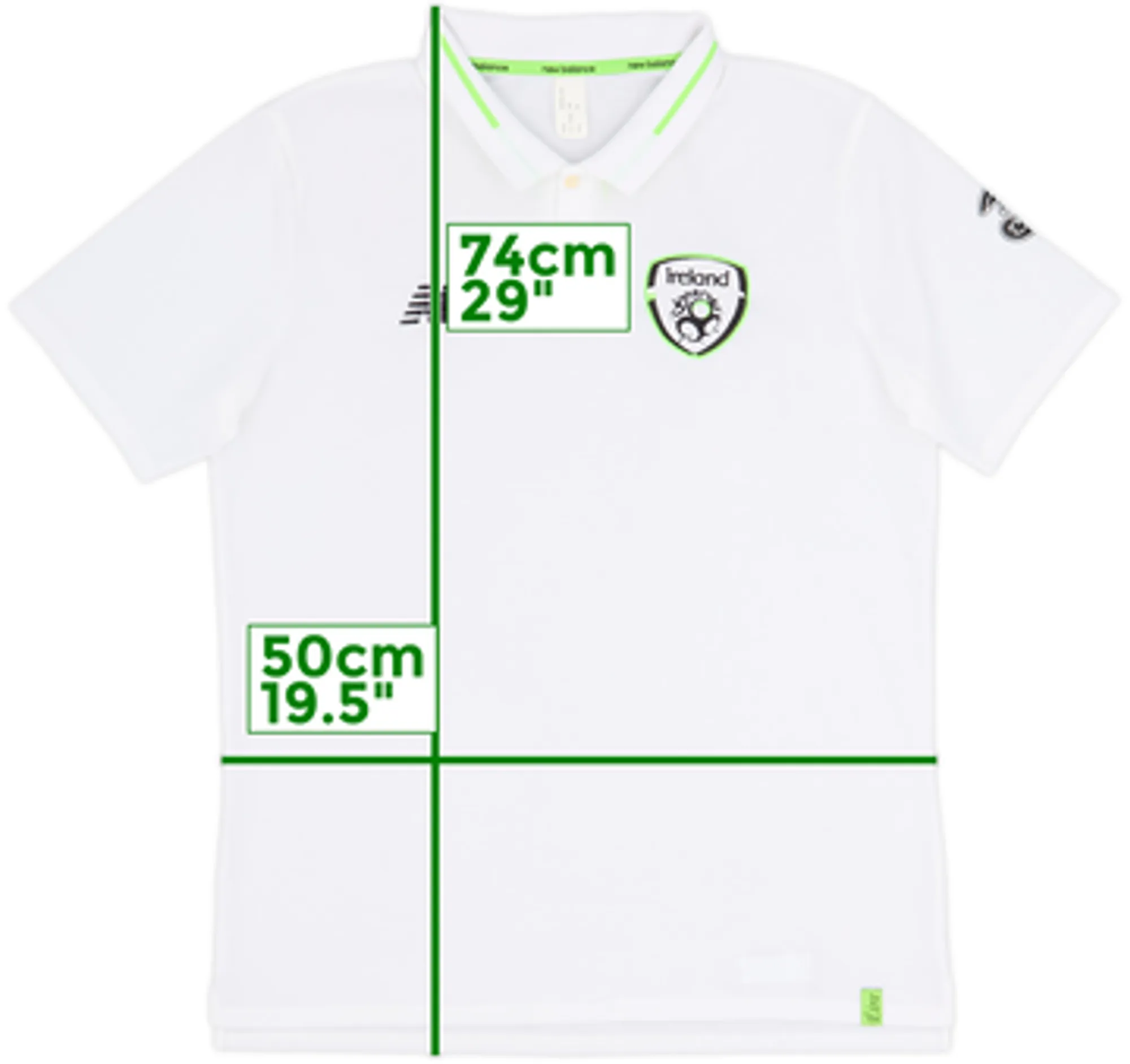 2017-18 Northern Ireland New Balance Polo Shirt - 9/10 - (M)