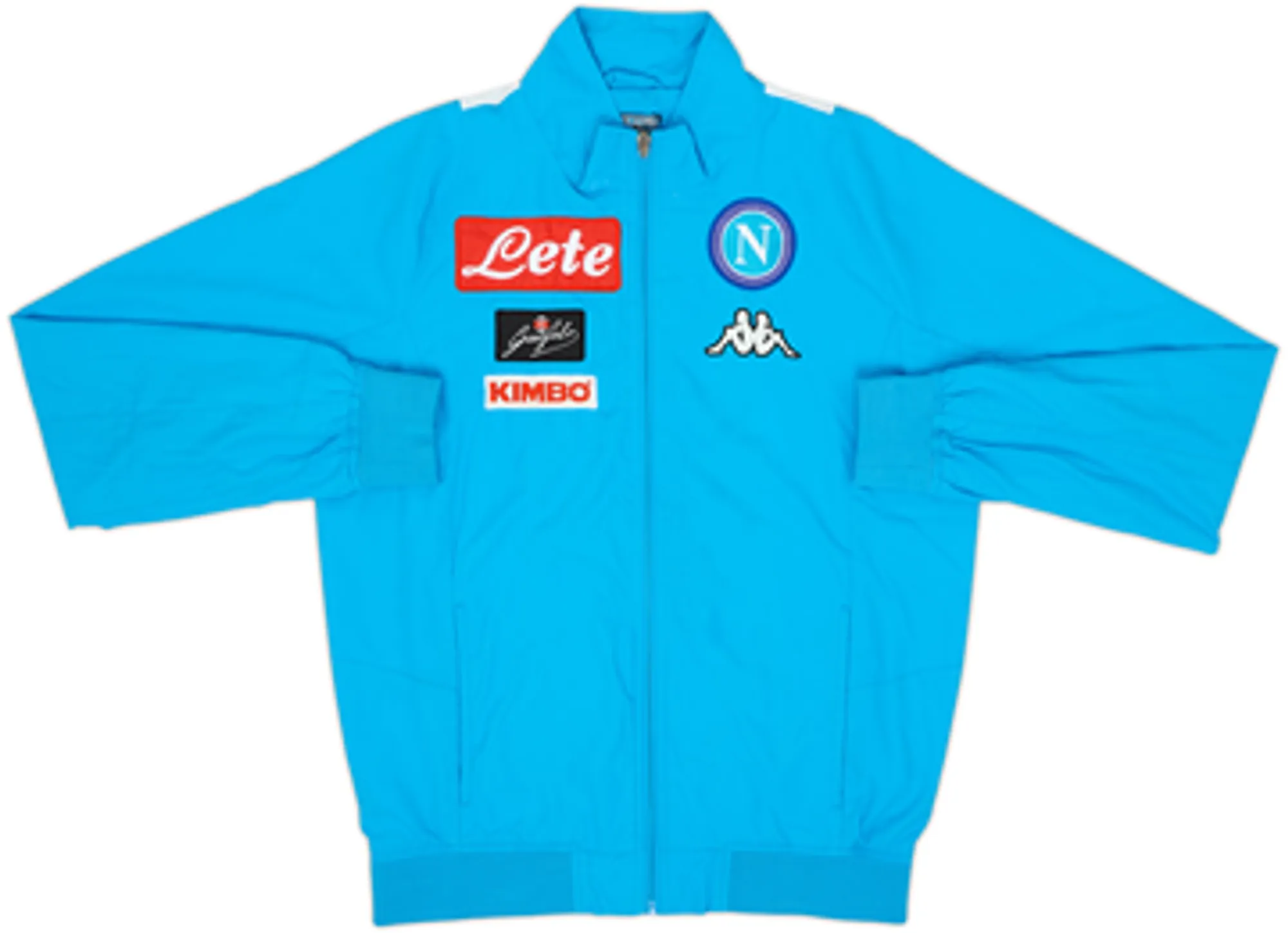 2017-18 Napoli Kappa Tracksuit - 7/10 - (S)