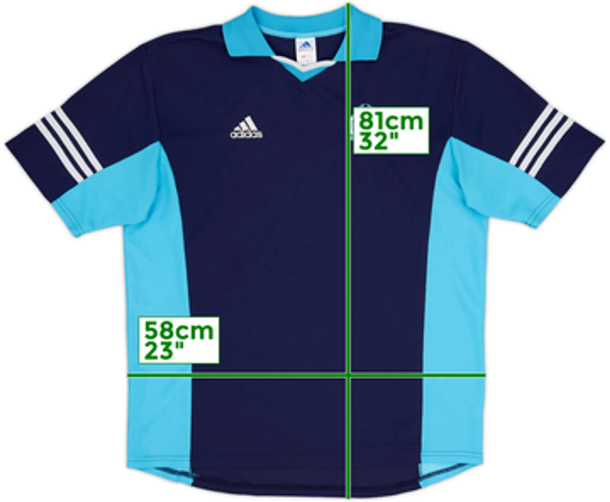 2000-01 Olympique Marseille adidas Training Shirt - 10/10 - (L)