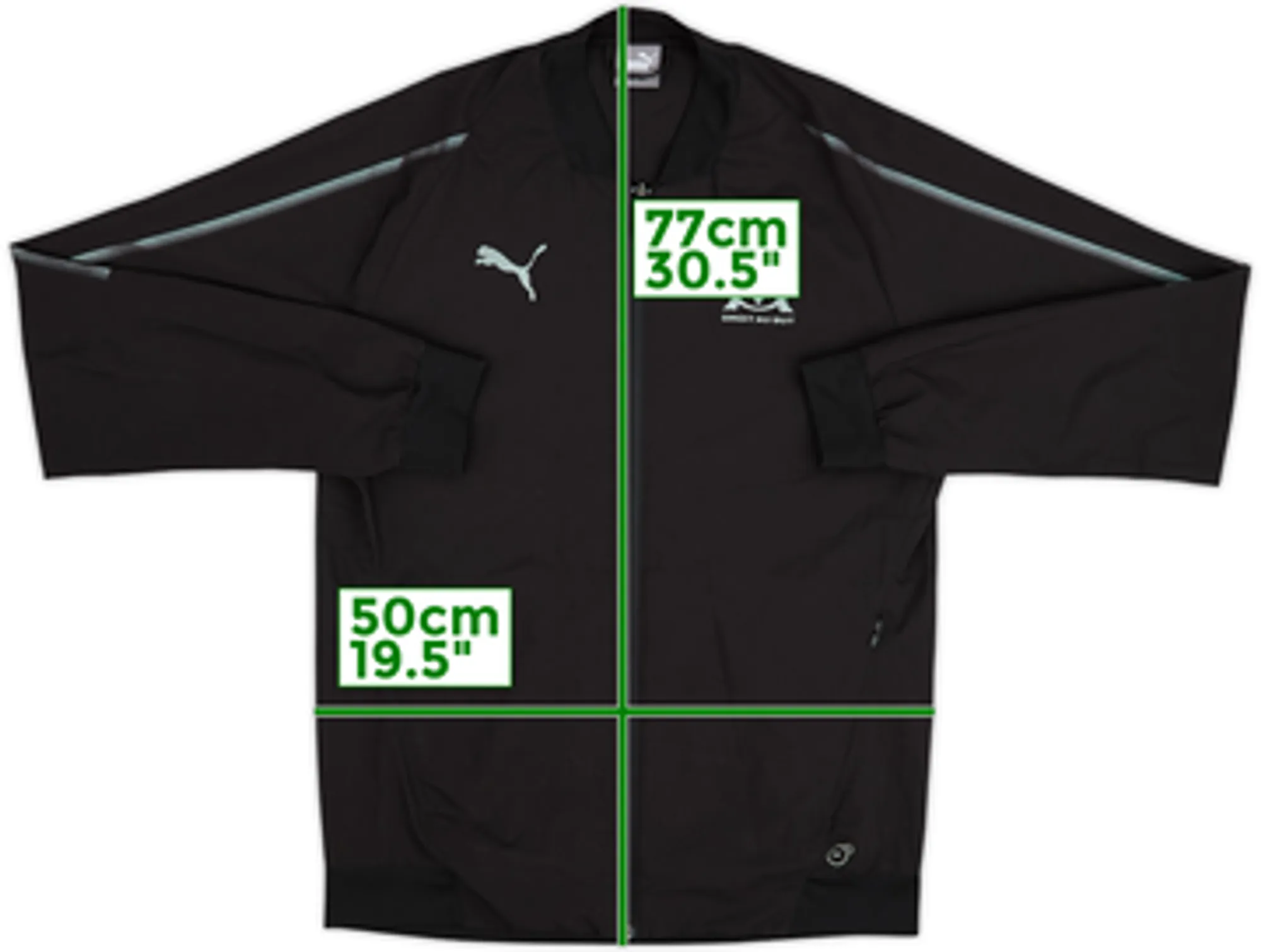 2018-19 Olympique Marseille Puma Track Jacket - 8/10 - (L.Boys)