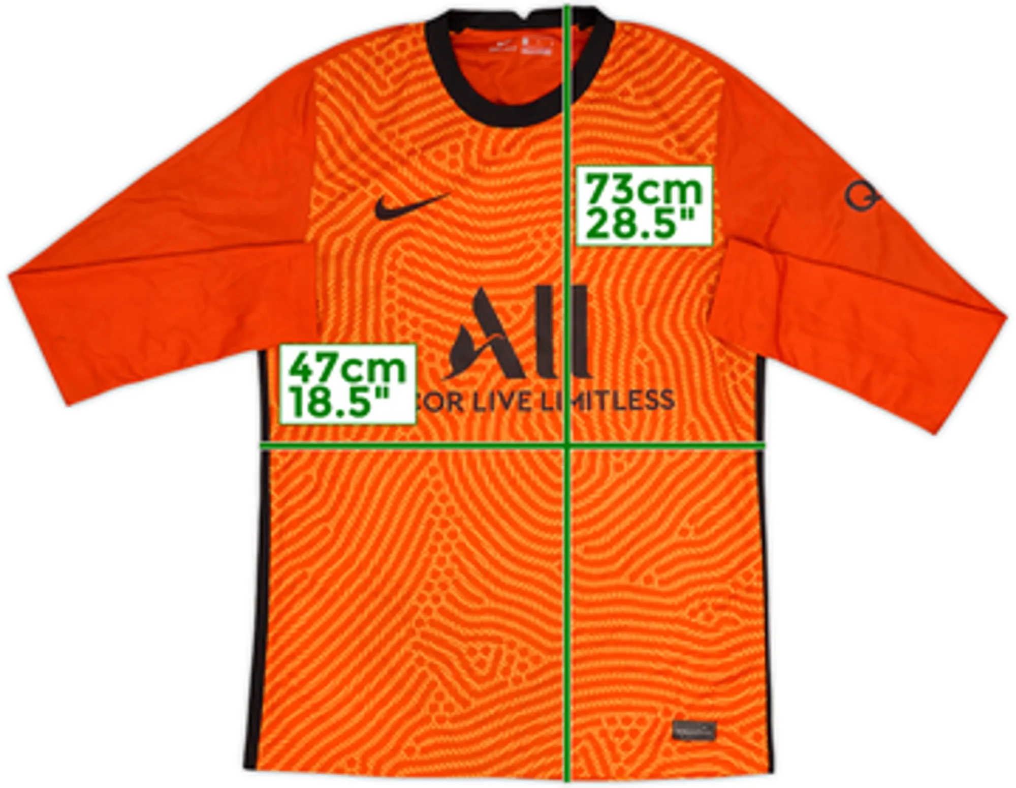 2020-21 Paris Saint-Germain GK Shirt - 6/10 - (M)