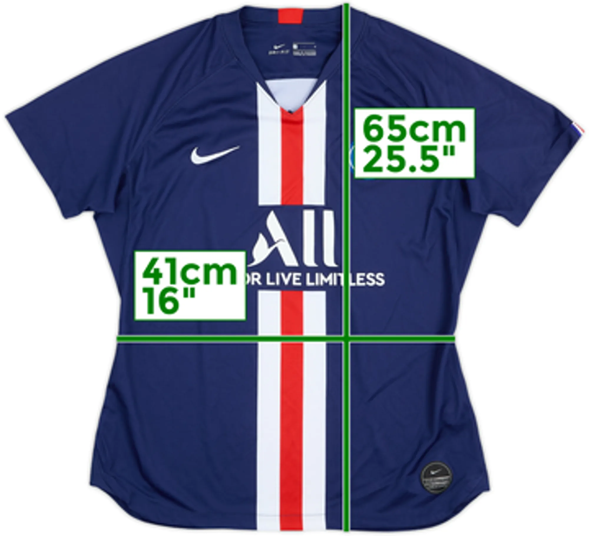 2019-20 Paris Saint-Germain Home Shirt - 8/10 - (Women's L)