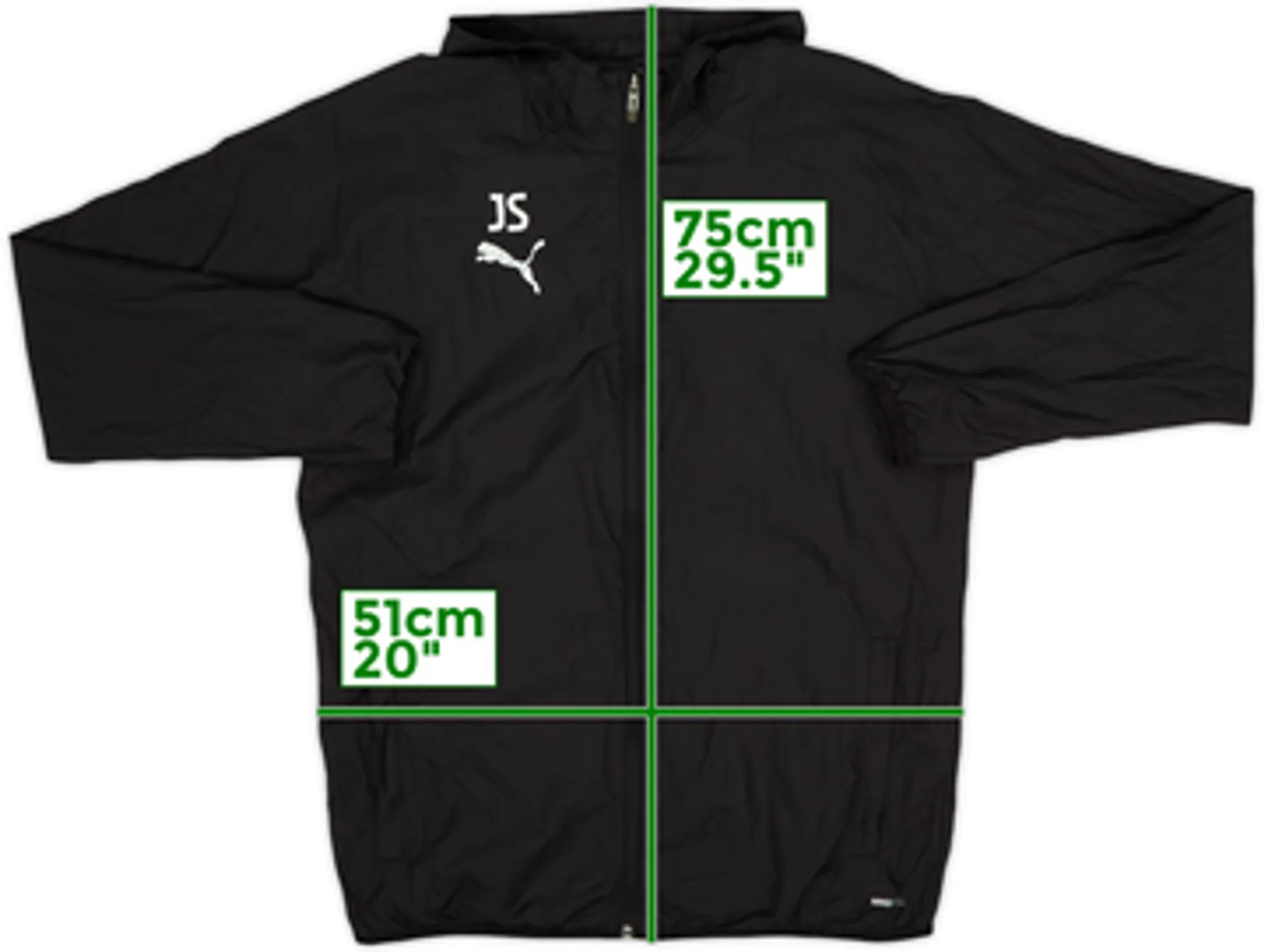 2023-24 PSV Staff Issue Puma Hooded Rain Jacket JS - 8/10 - (M)