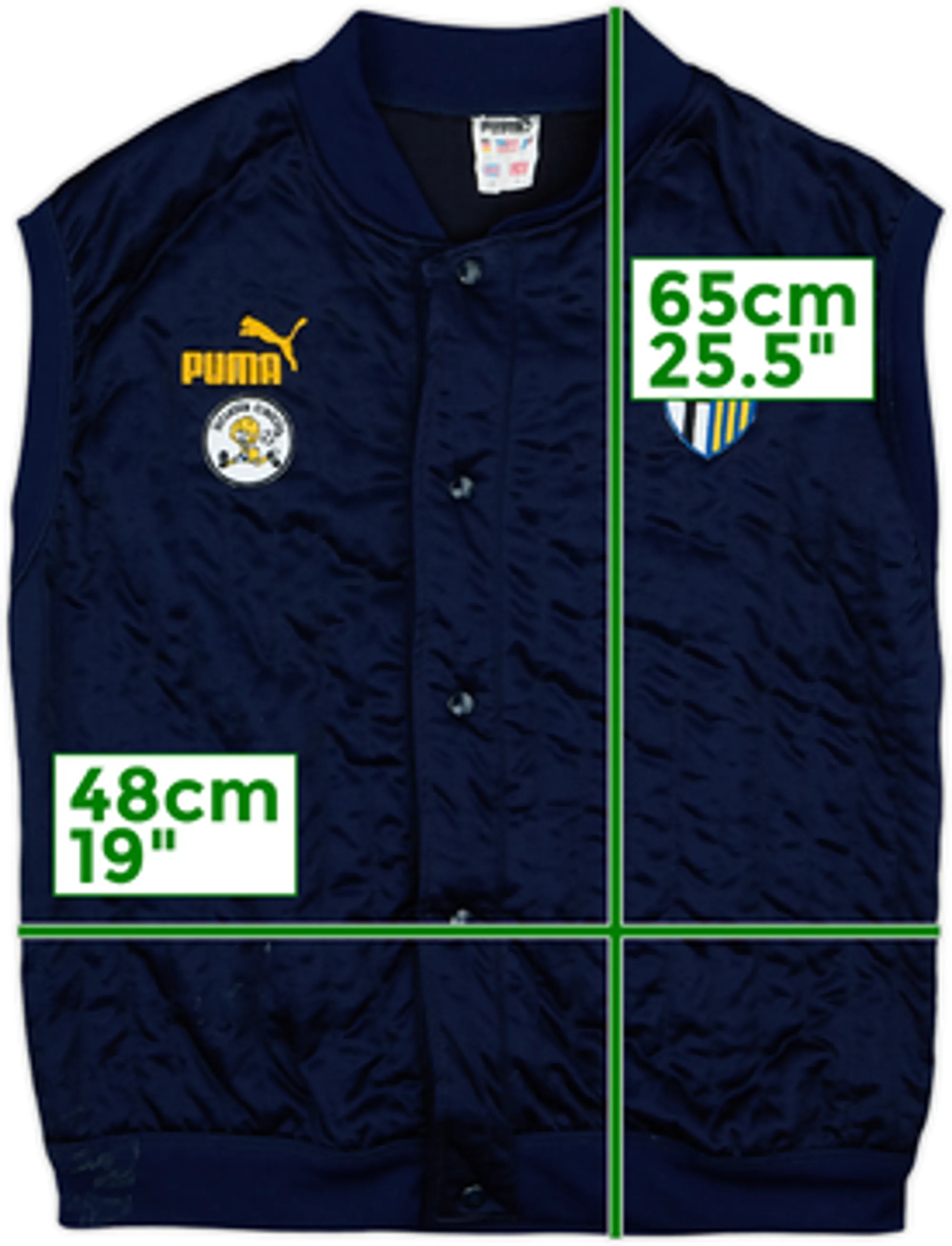 1995-97 Parma Scuola Puma Gilet - 7/10 - (S)