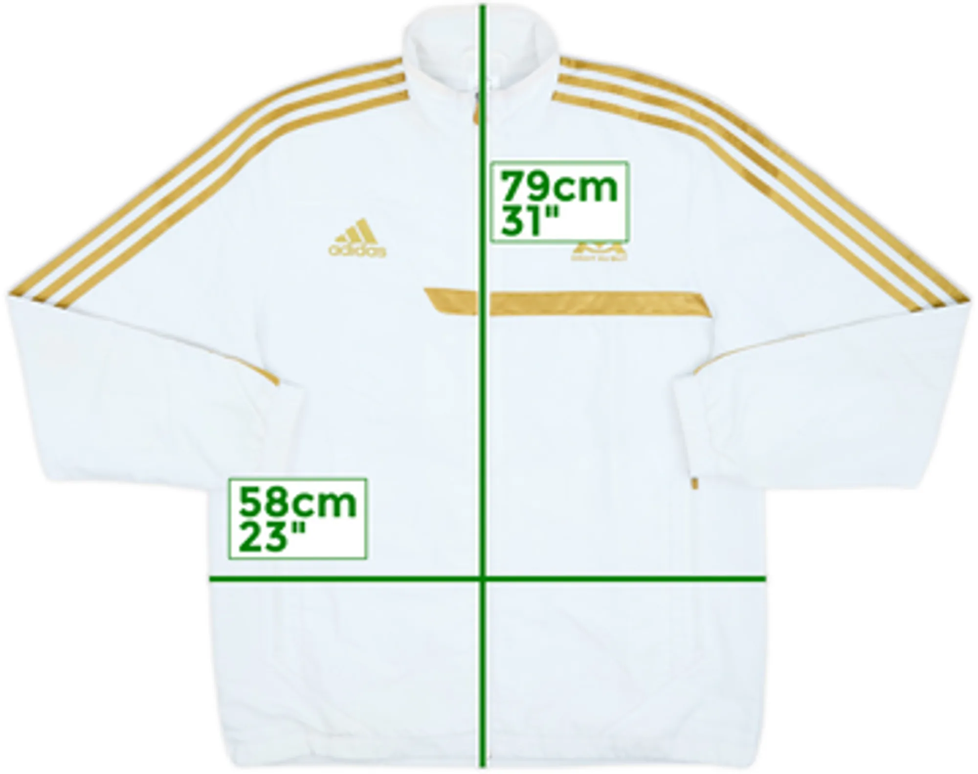 2013-14 Olympique Marseille adidas Track Jacket - 6/10 - (M/L)