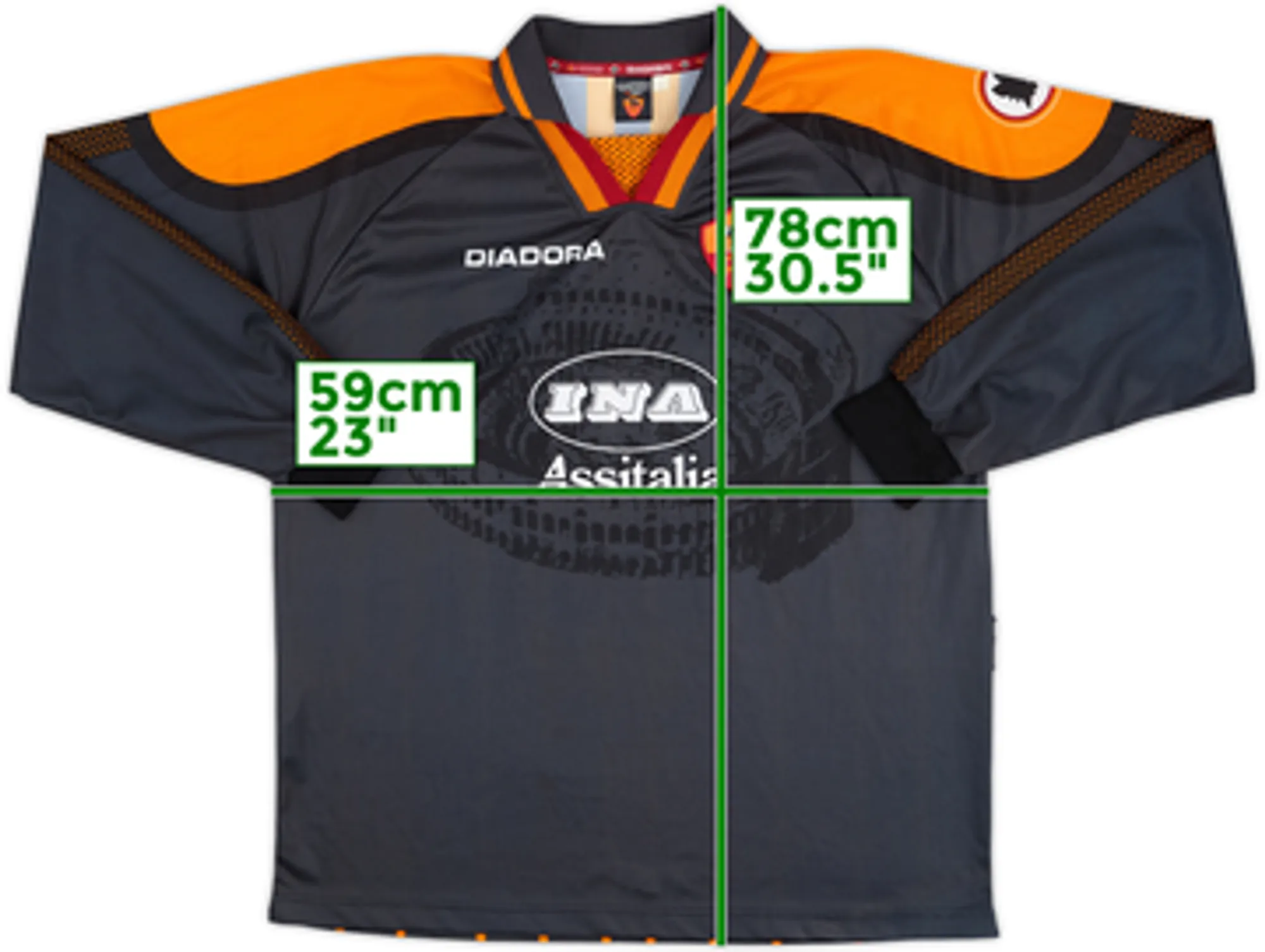 1997-98 Roma Third L/S Shirt - 10/10 - (XXL)
