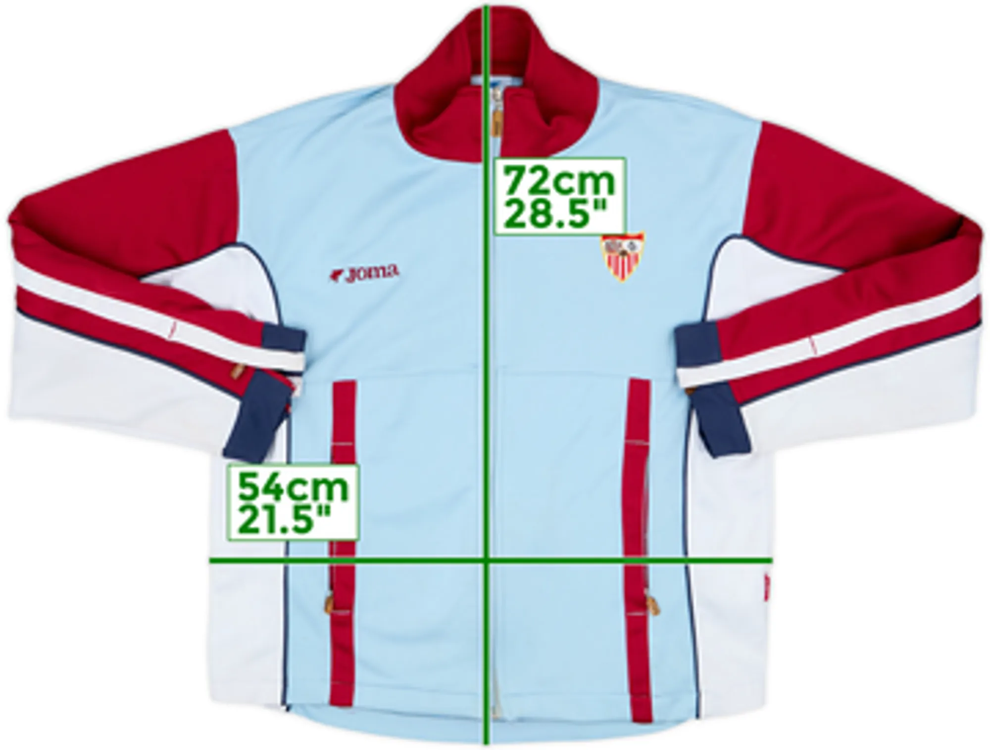 2006-07 Sevilla Joma Track Jacket - 5/10 - (S)