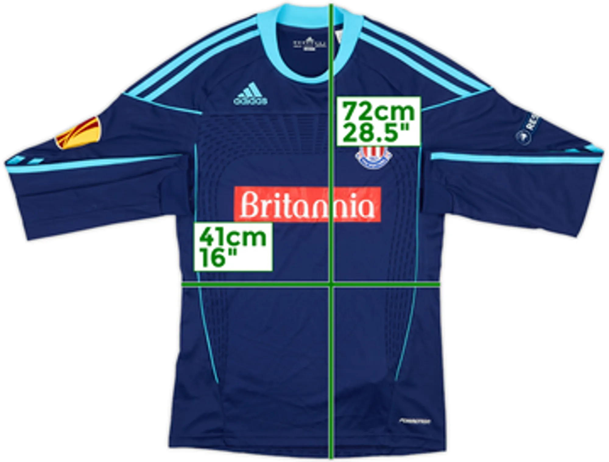 2010-12 Stoke City Away L/S Shirt - 9/10 - (S)
