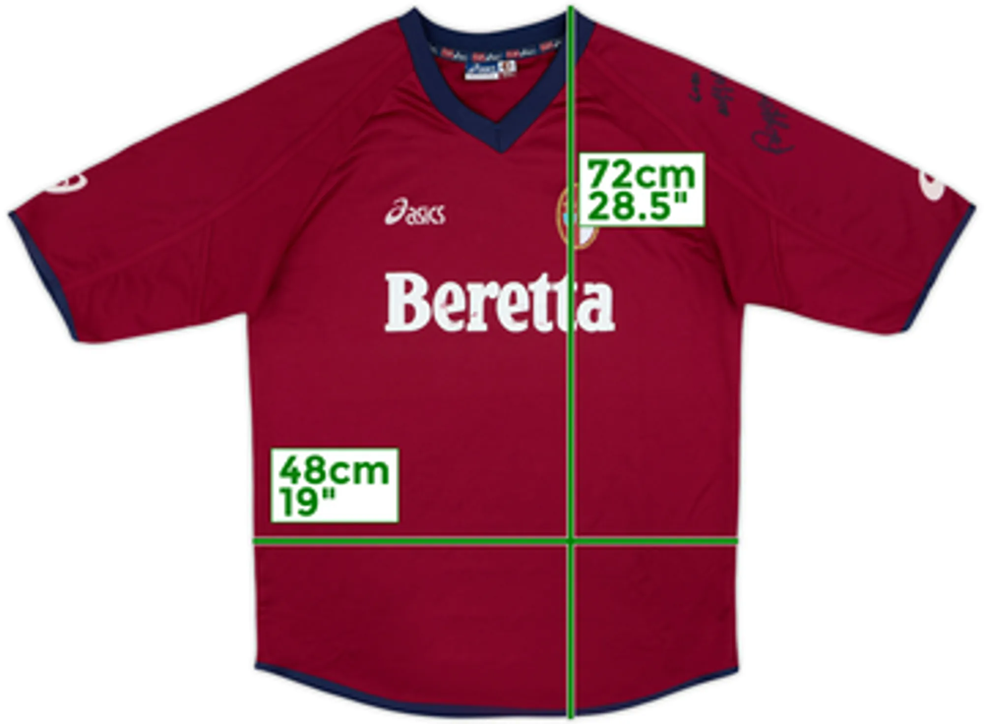 2003-04 Torino Asics Signed Training Shirt - 6/10 - (S)