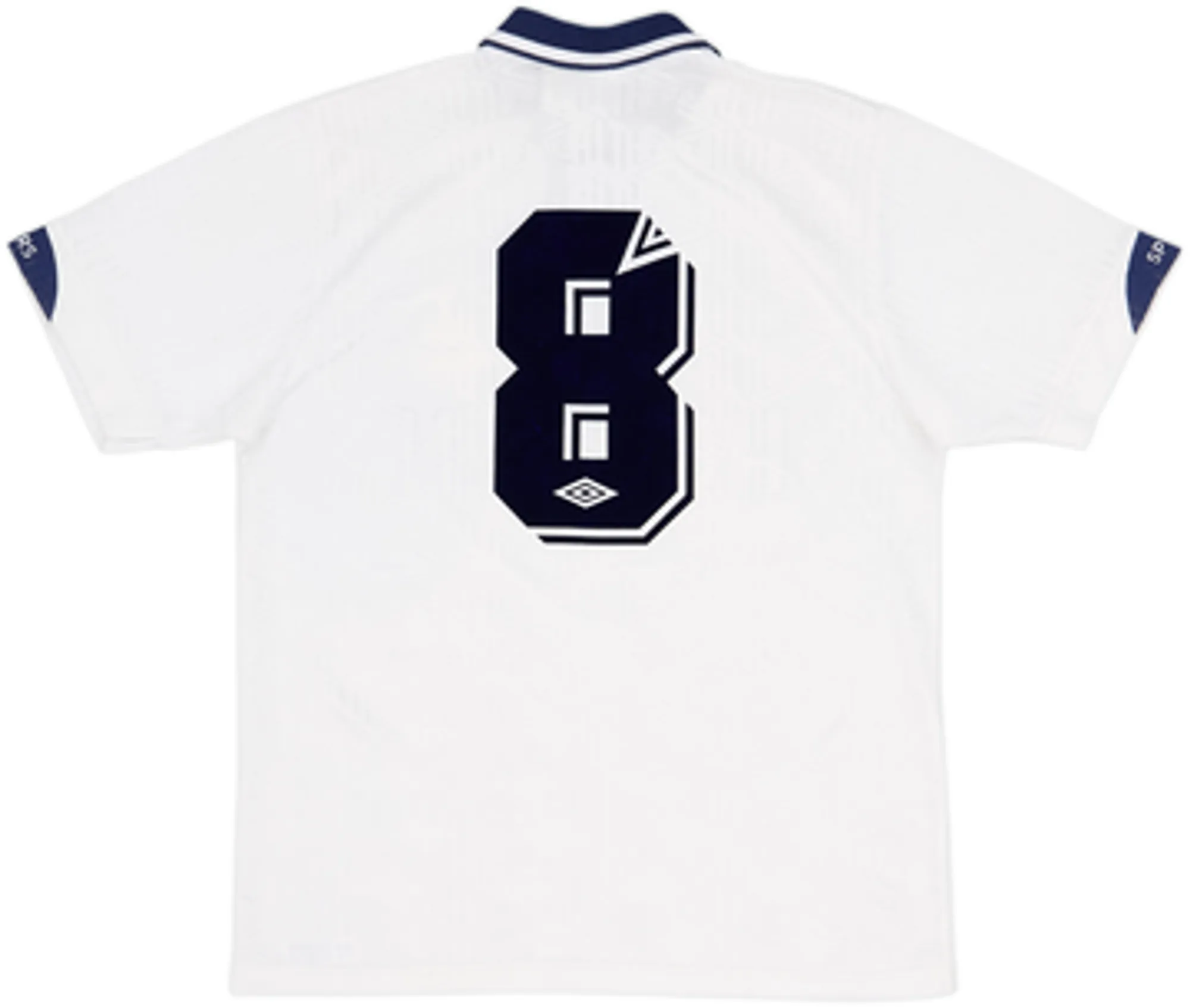 1991-93 Tottenham Home Shirt #8 (Gascoigne) - 10/10 - (M)