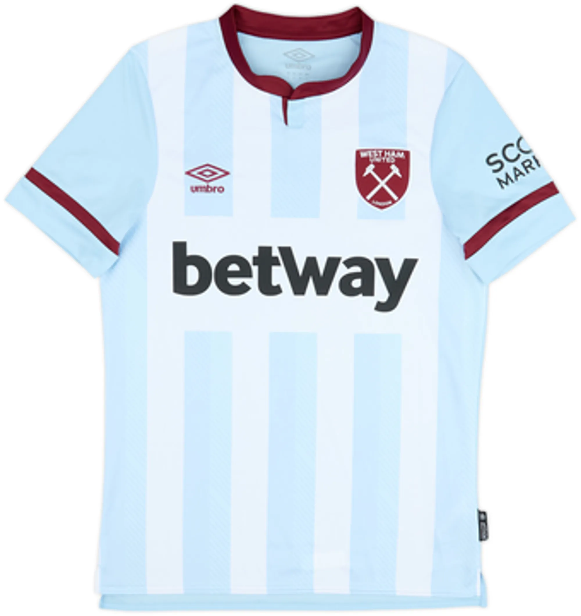 2021-22 West Ham Away Shirt Rice #41 - 7/10 - (S)