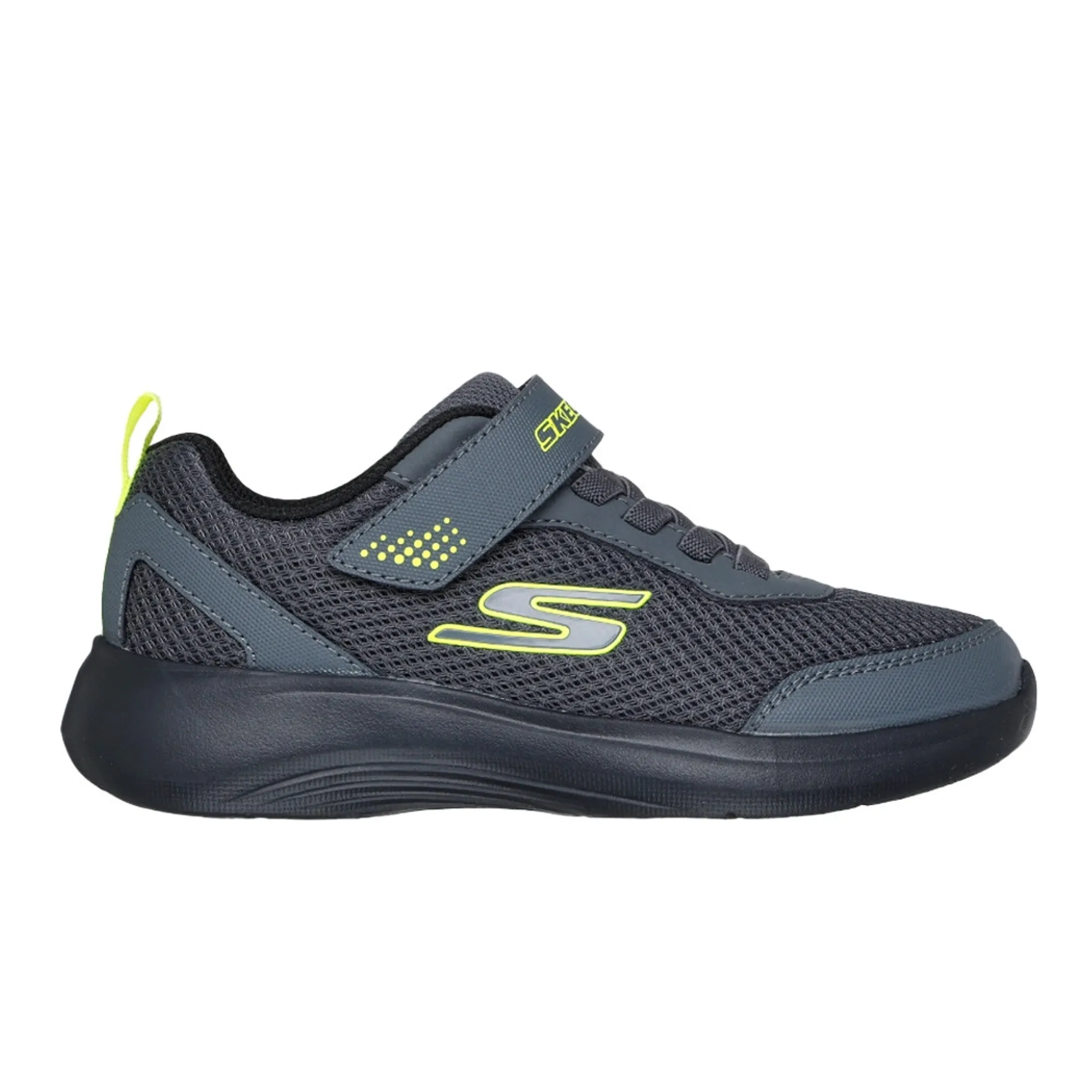 Skechers Boy's Selectors - Reset Achieved Sneaker in Gray/Lime