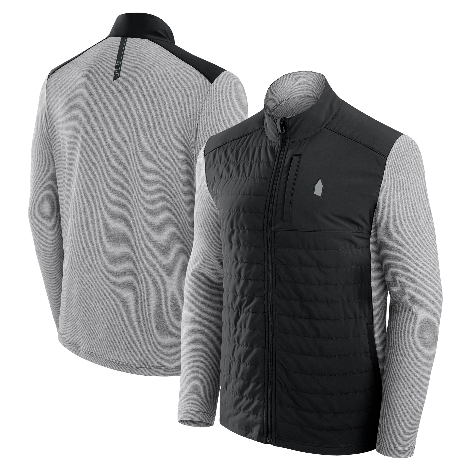 Everton Full Zip Hybrid Jacket - Black - Mens