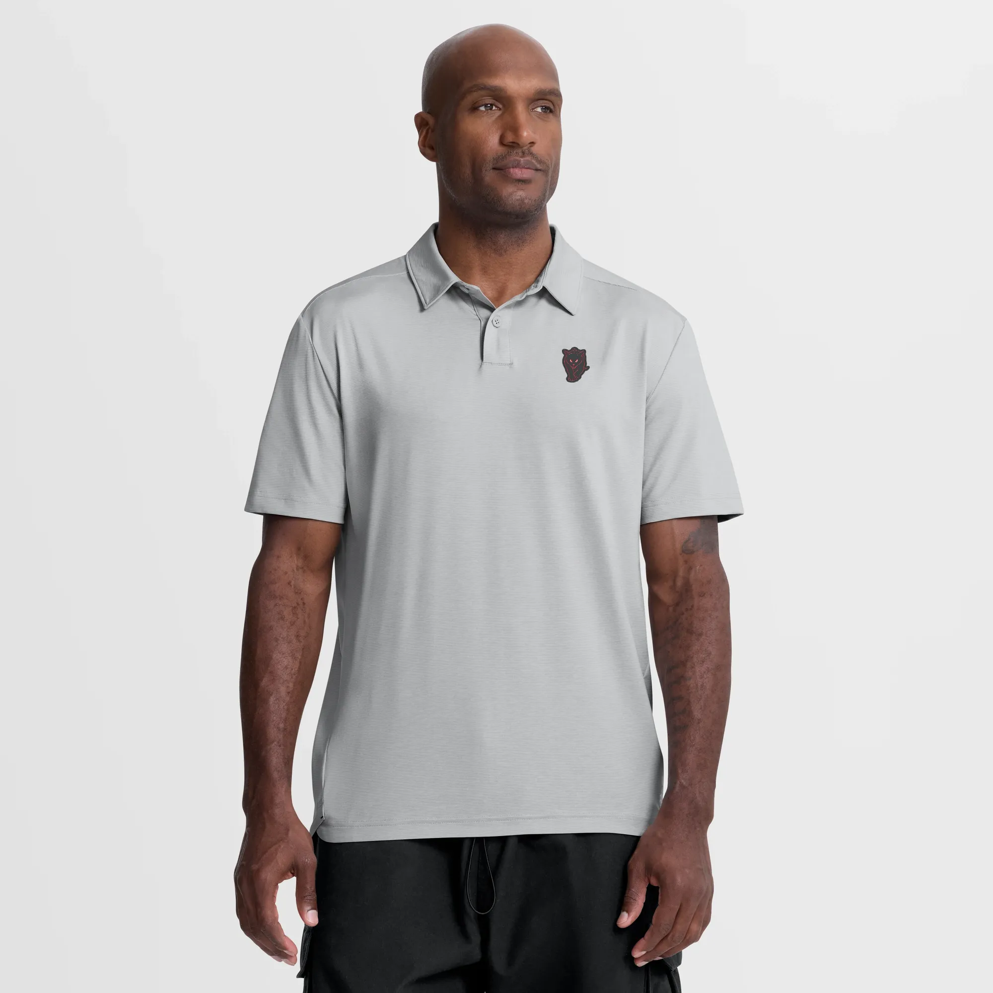 Sunderland Stripe Polo - Quiet Grey - Mens