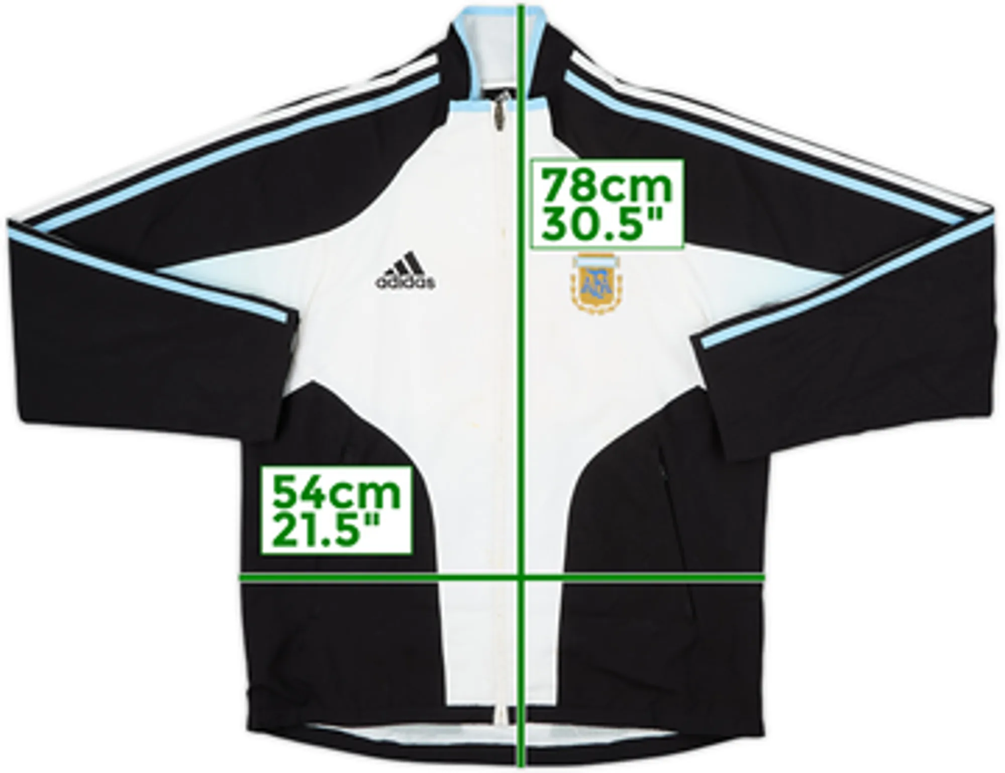 2004-06 Argentina adidas Track Jacket - 6/10 - (M/L)