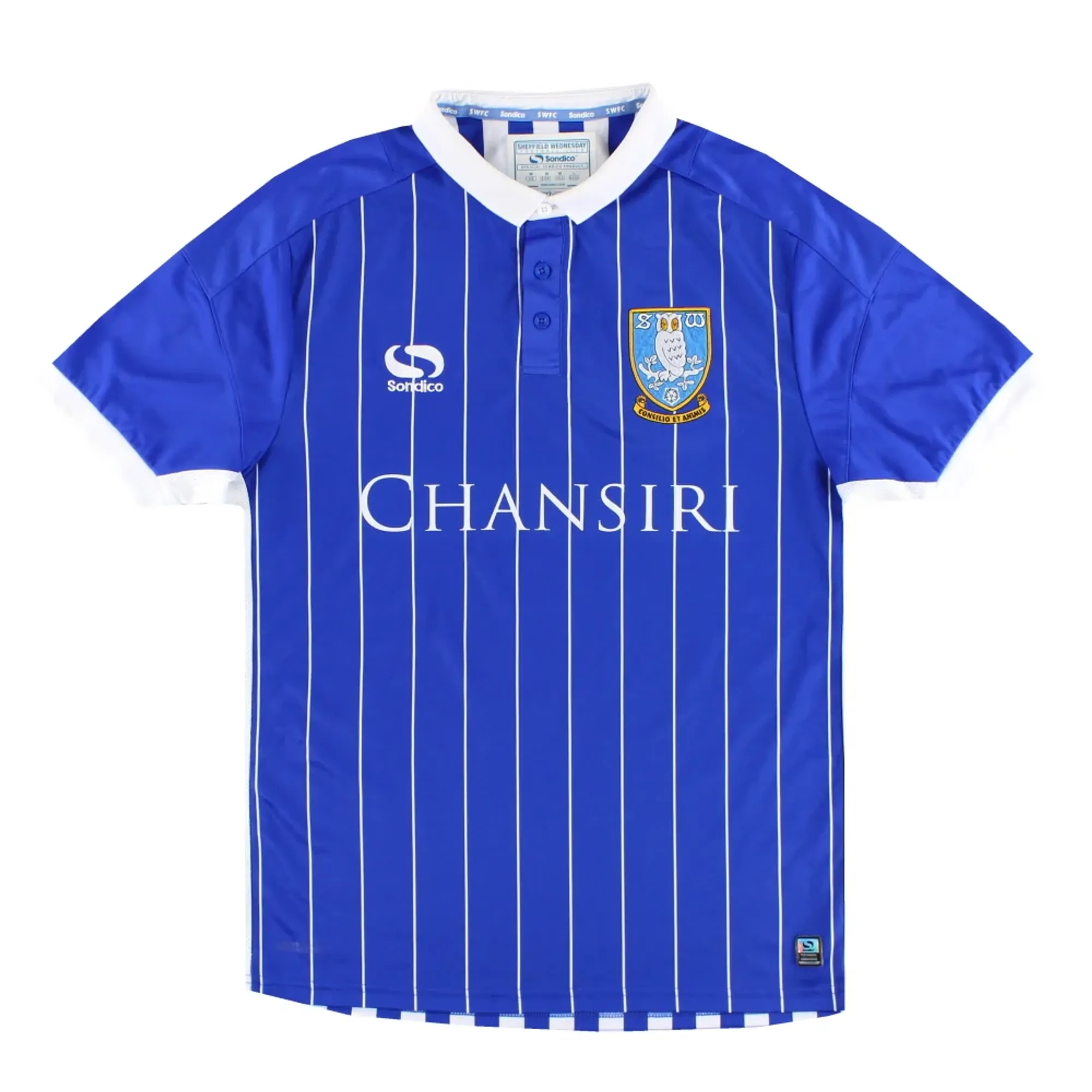 2016-17 Sheffield Wednesday Sondico Home Shirt M - Sheffield Wednesday / Excellent 