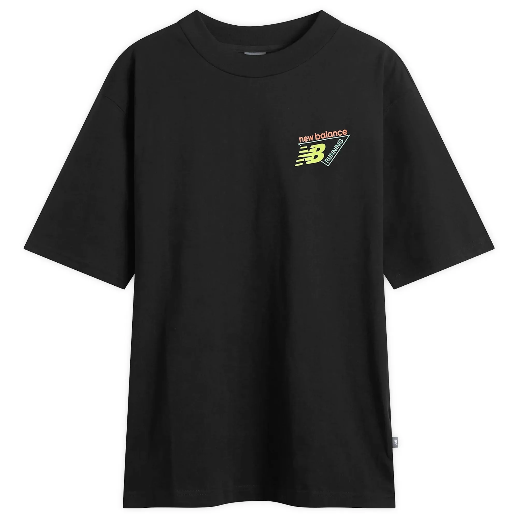 New Balance Men's Classic Tri-Logo Heat Map T-Shirt Black