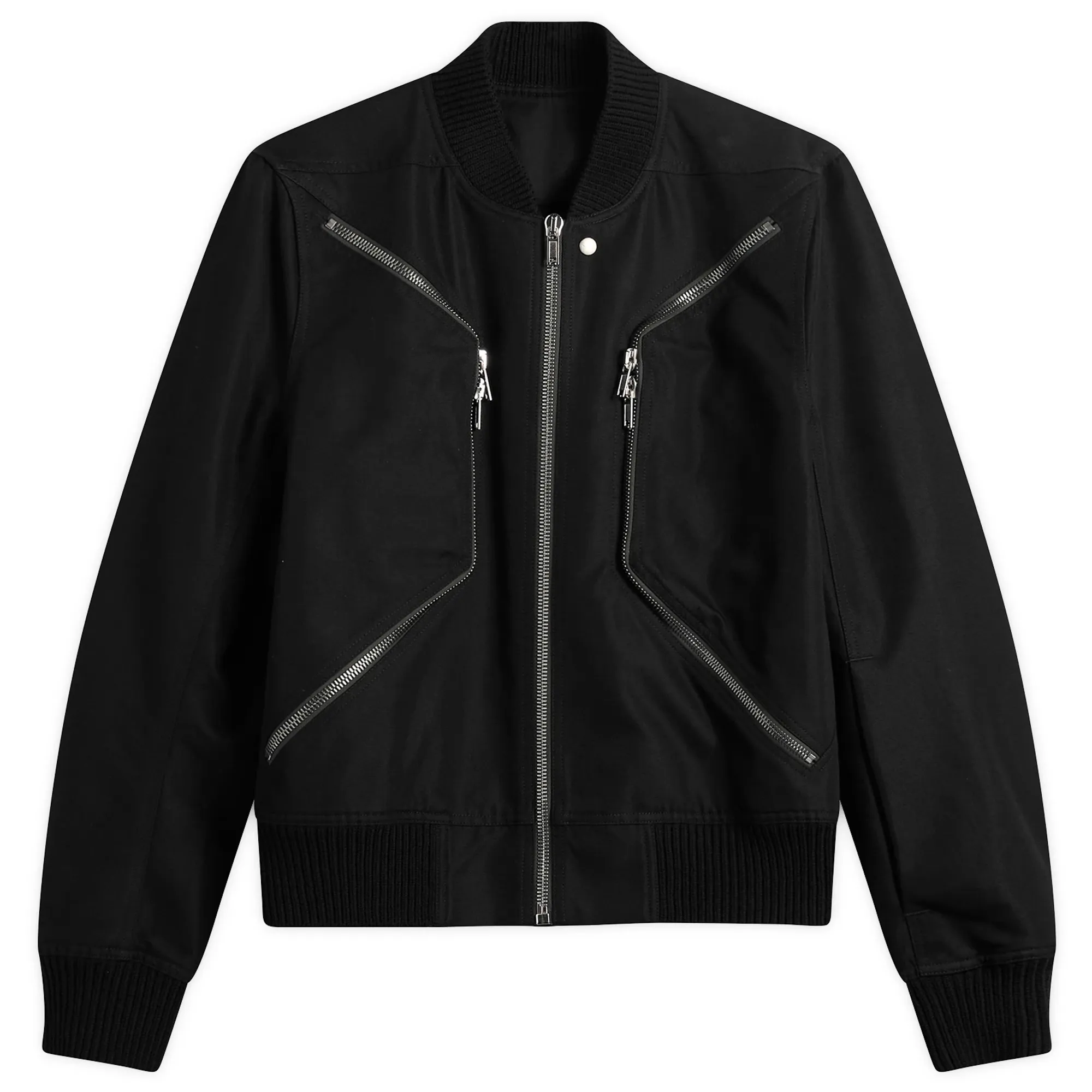 Rick Owens Men's Heizer Flight Bomber Jacket Black