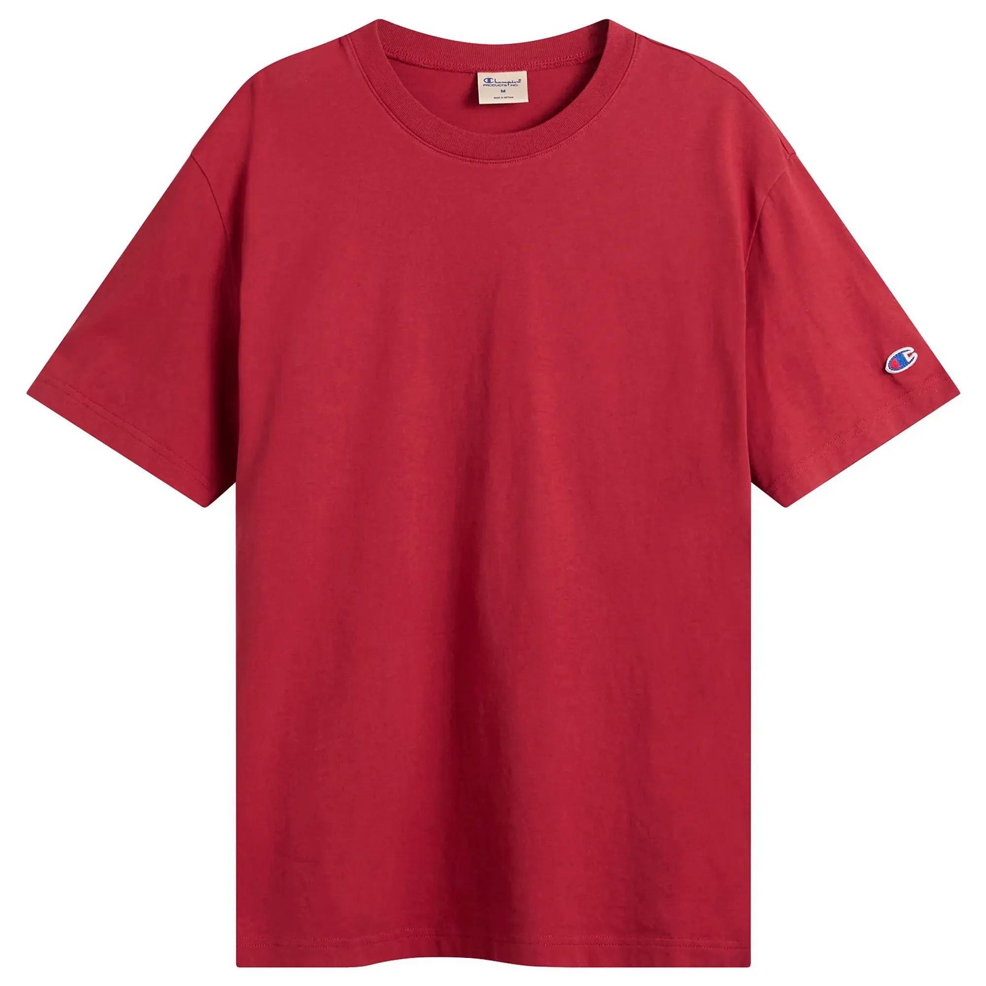 Champion Men's Reverse Weave Relaxed T-Shirt Washed Red