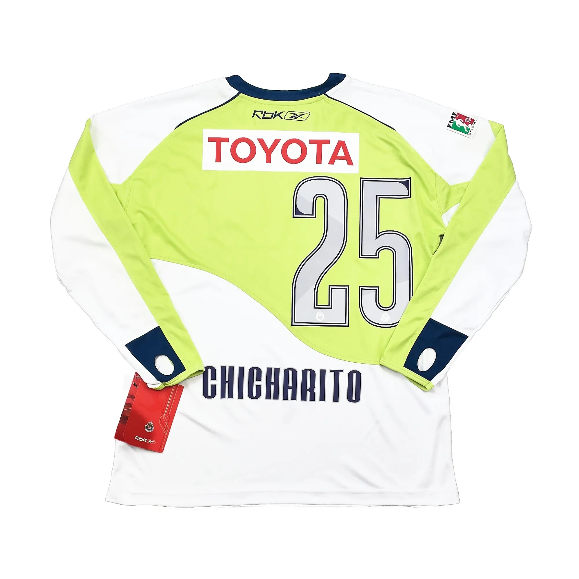 2007/08 Chivas Guadalajara Chicharito #25 *BNWT* L/S Away Shirt (S) Reebok | Cult Kits