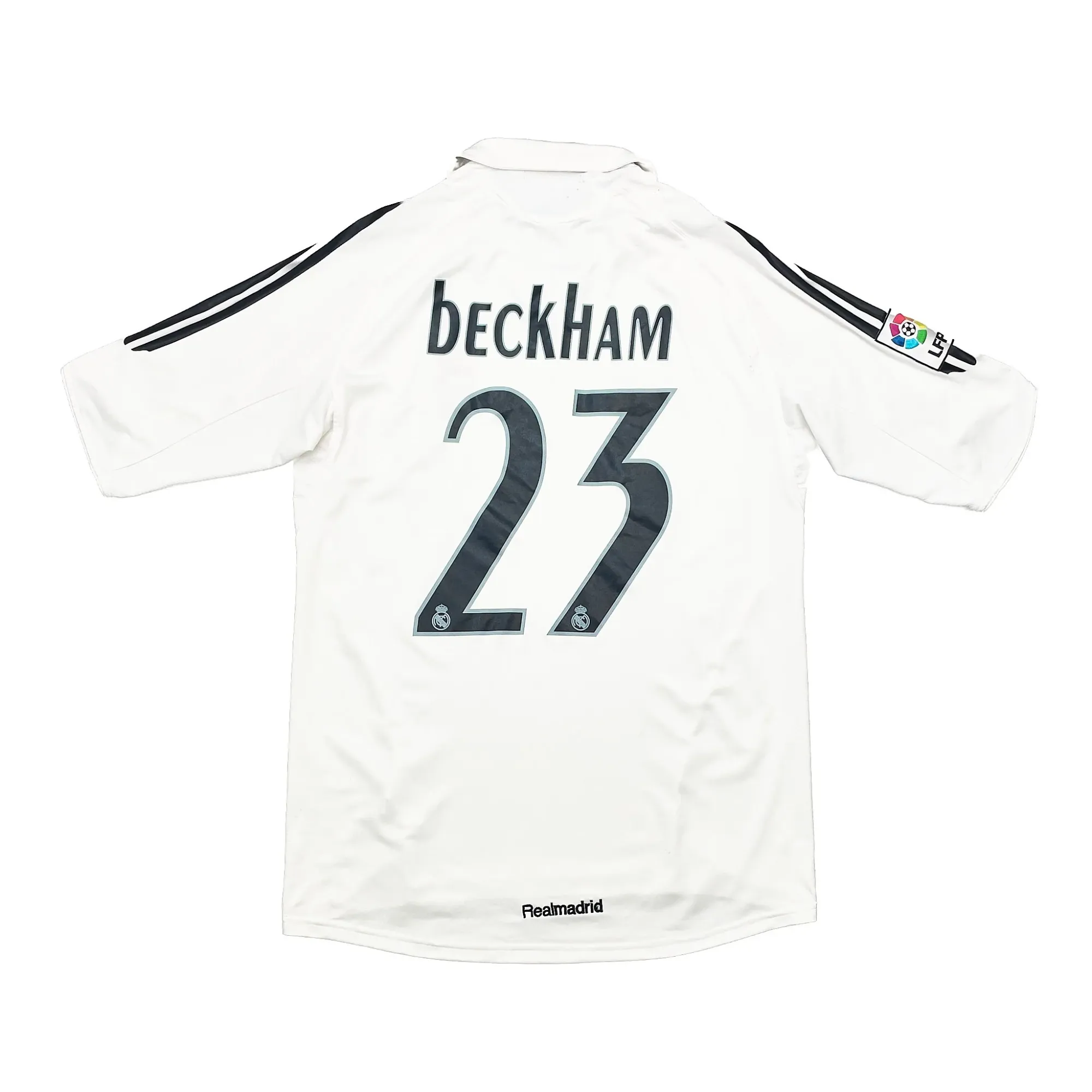 2005/06 Real Madrid Beckham #23 Home Shirt (M) Adidas | Cult Kits