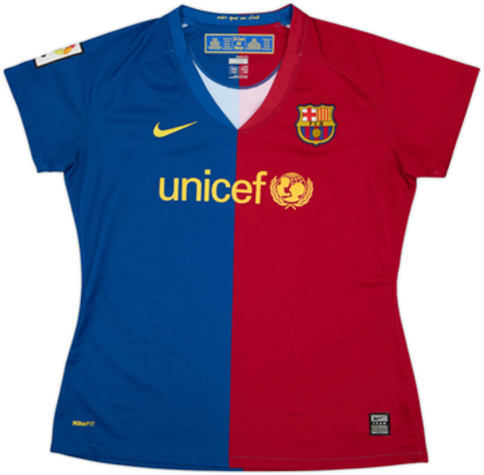 2008-09 Barcelona Home Shirt Messi #10 - 6/10 - (Women's L)