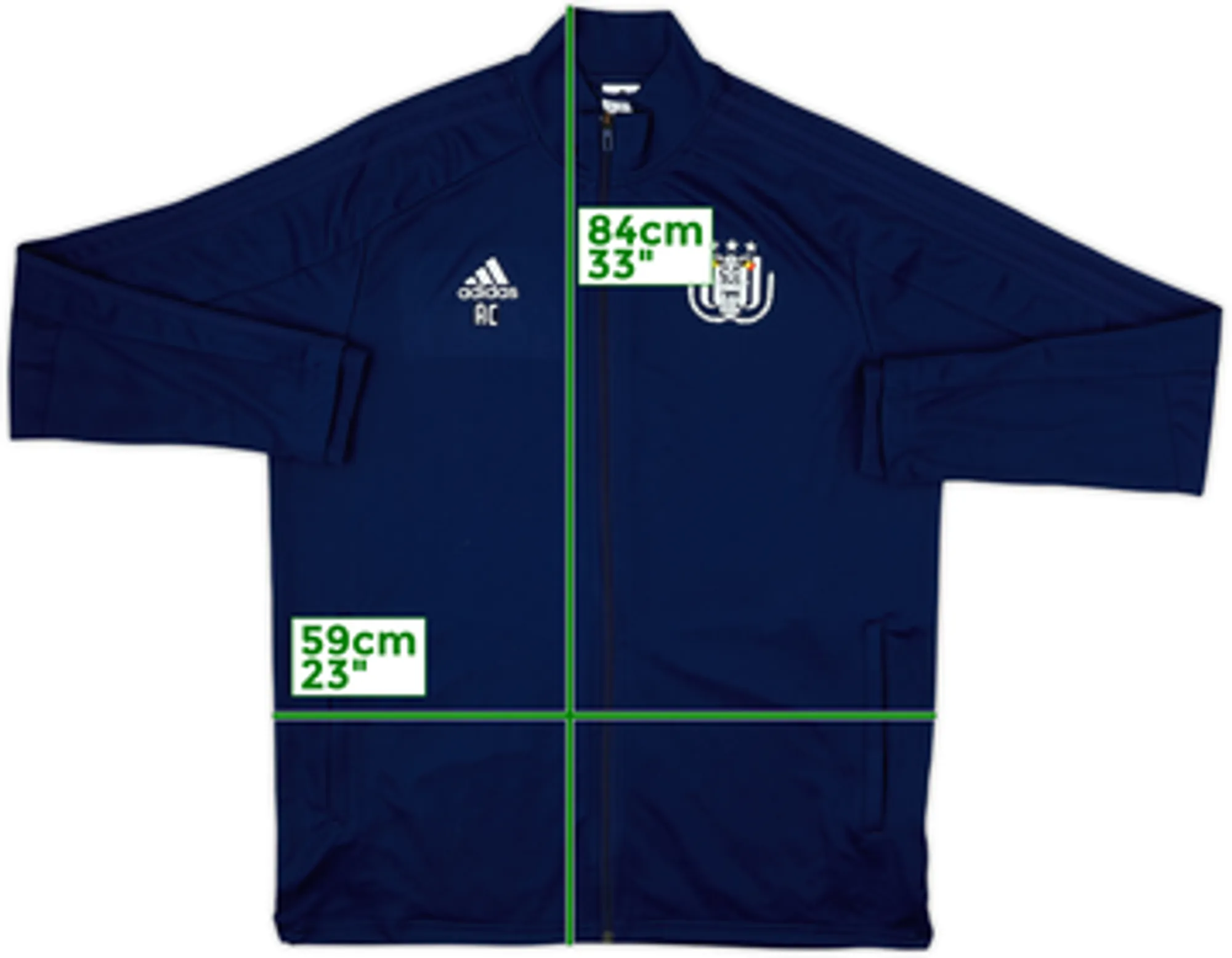 2018-19 Anderlecht Staff Issue adidas Track Jacket AC - 5/10 - (XL)