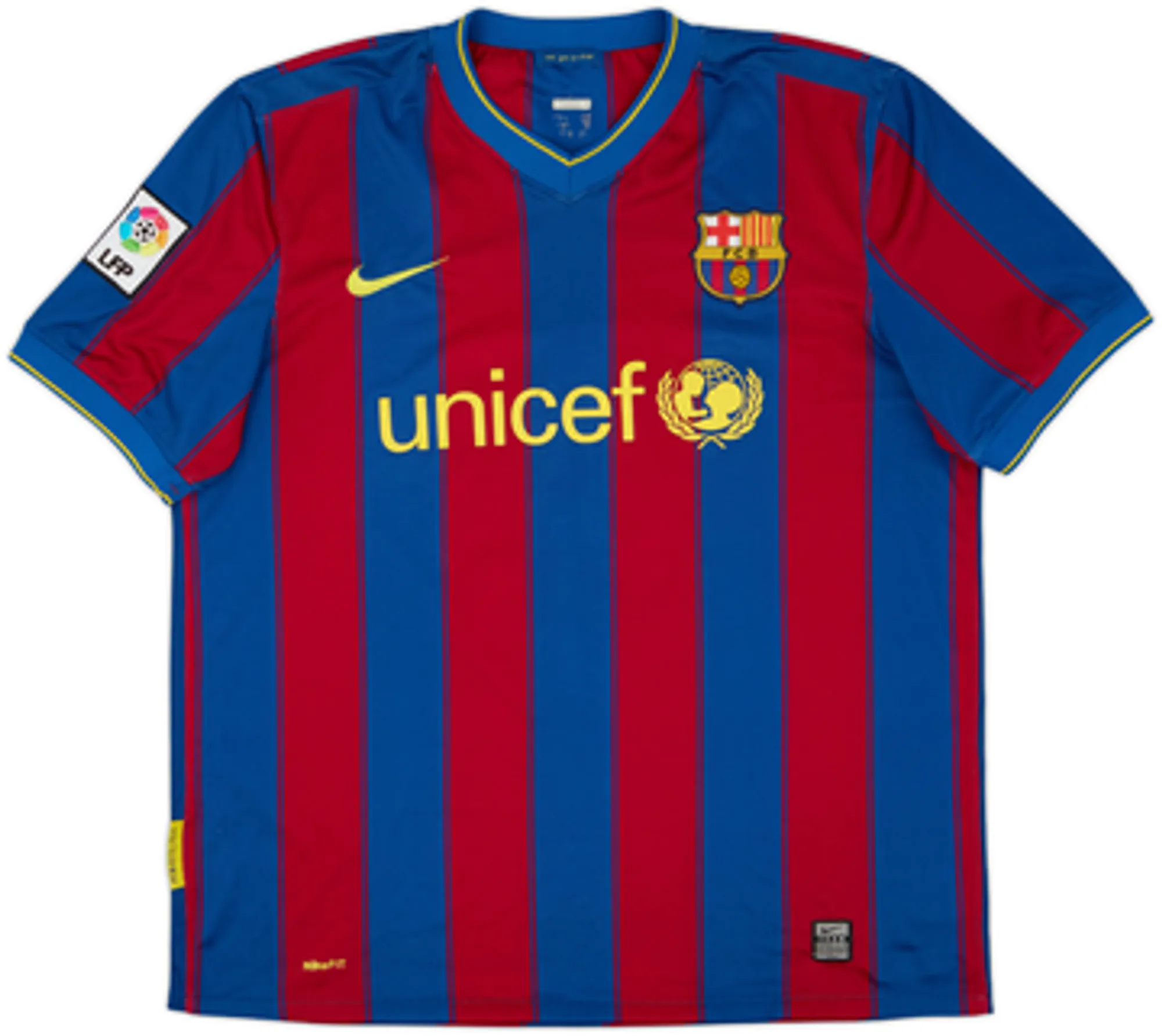 2009-10 Barcelona Home Shirt Ibrahimovic #9 - 5/10 - (L)
