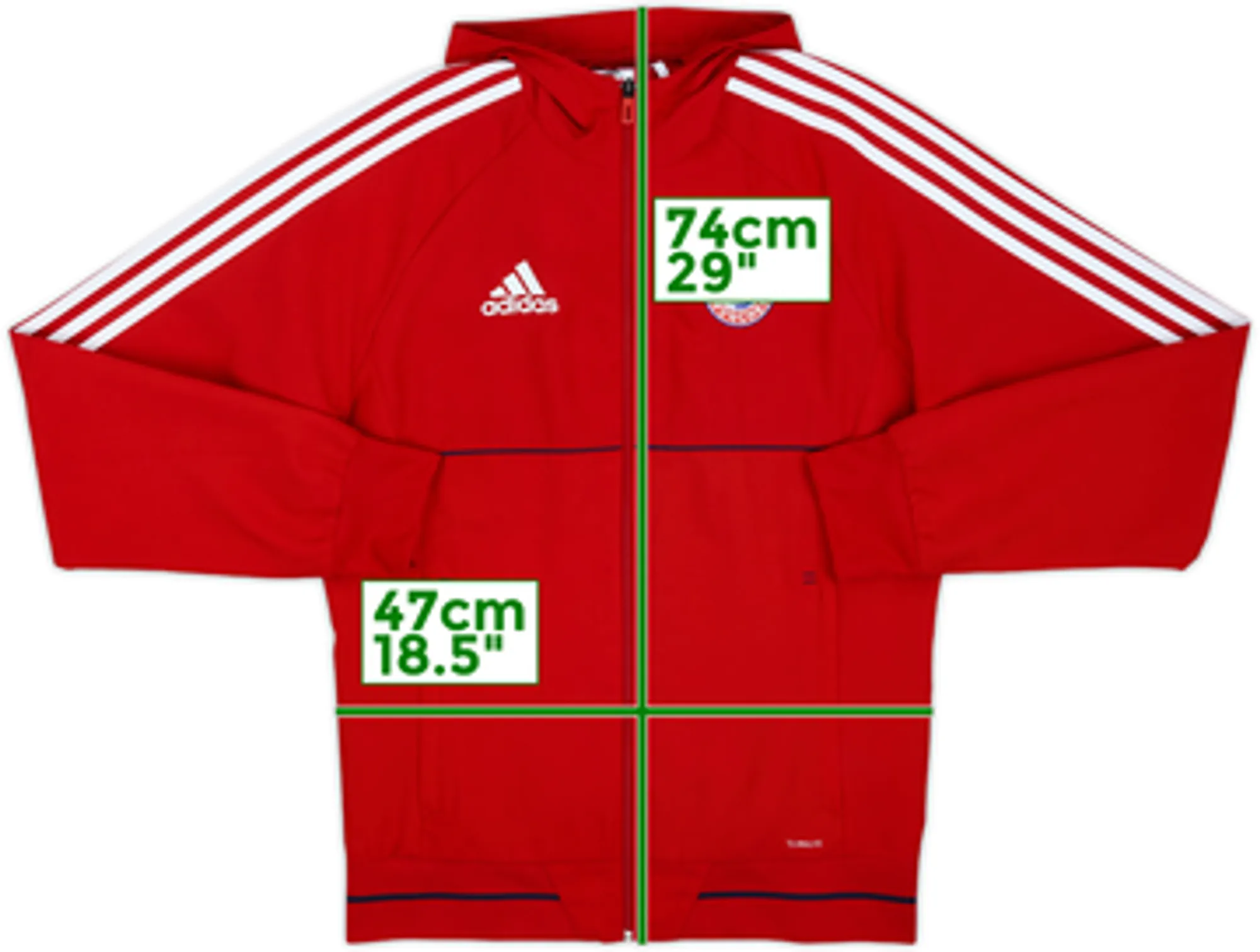 2017-18 Bayern Munich adidas Hooded Track Jacket - 10/10 - (S)
