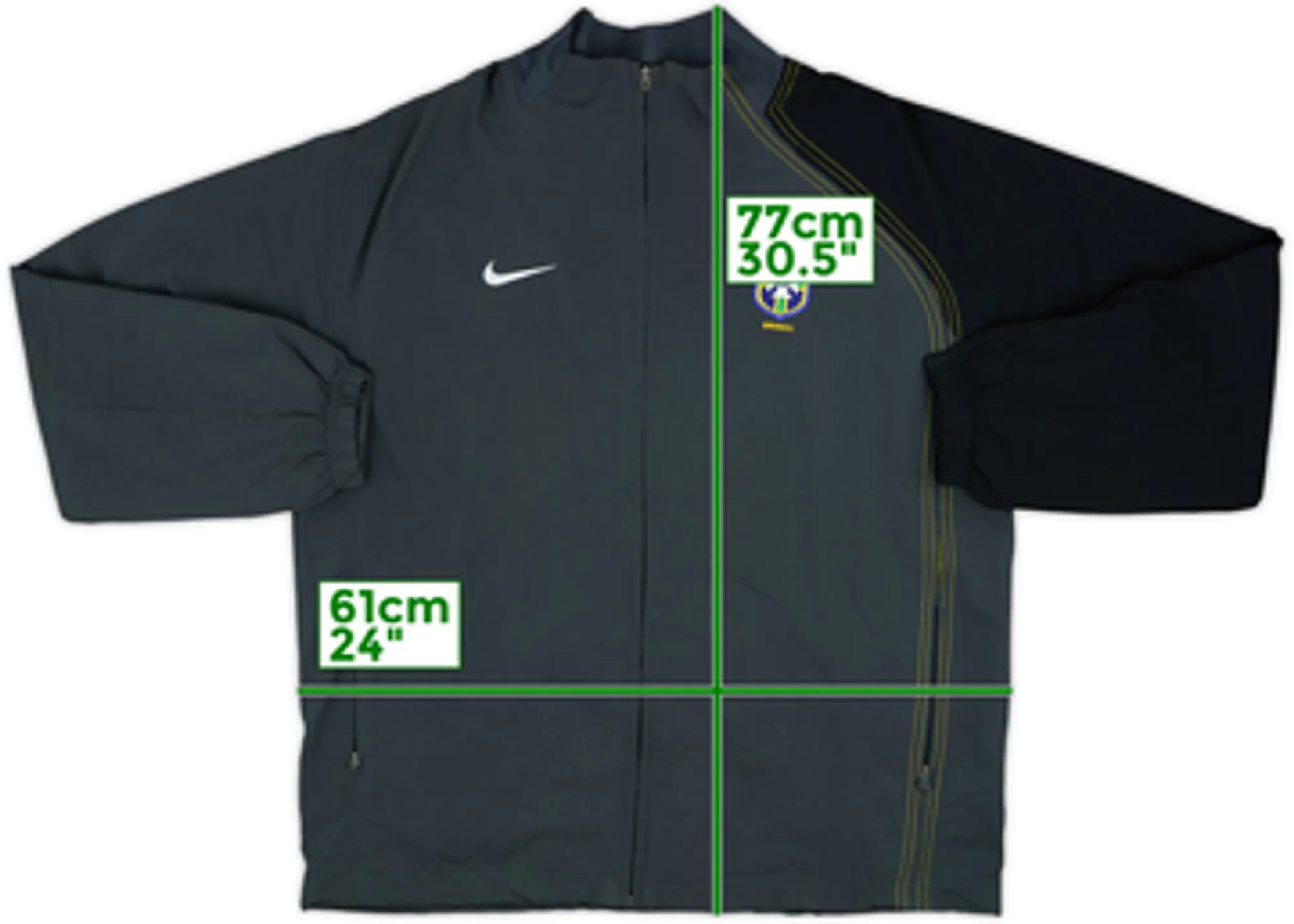 2004-05 Brazil Nike Track Jacket - 8/10 - (M)