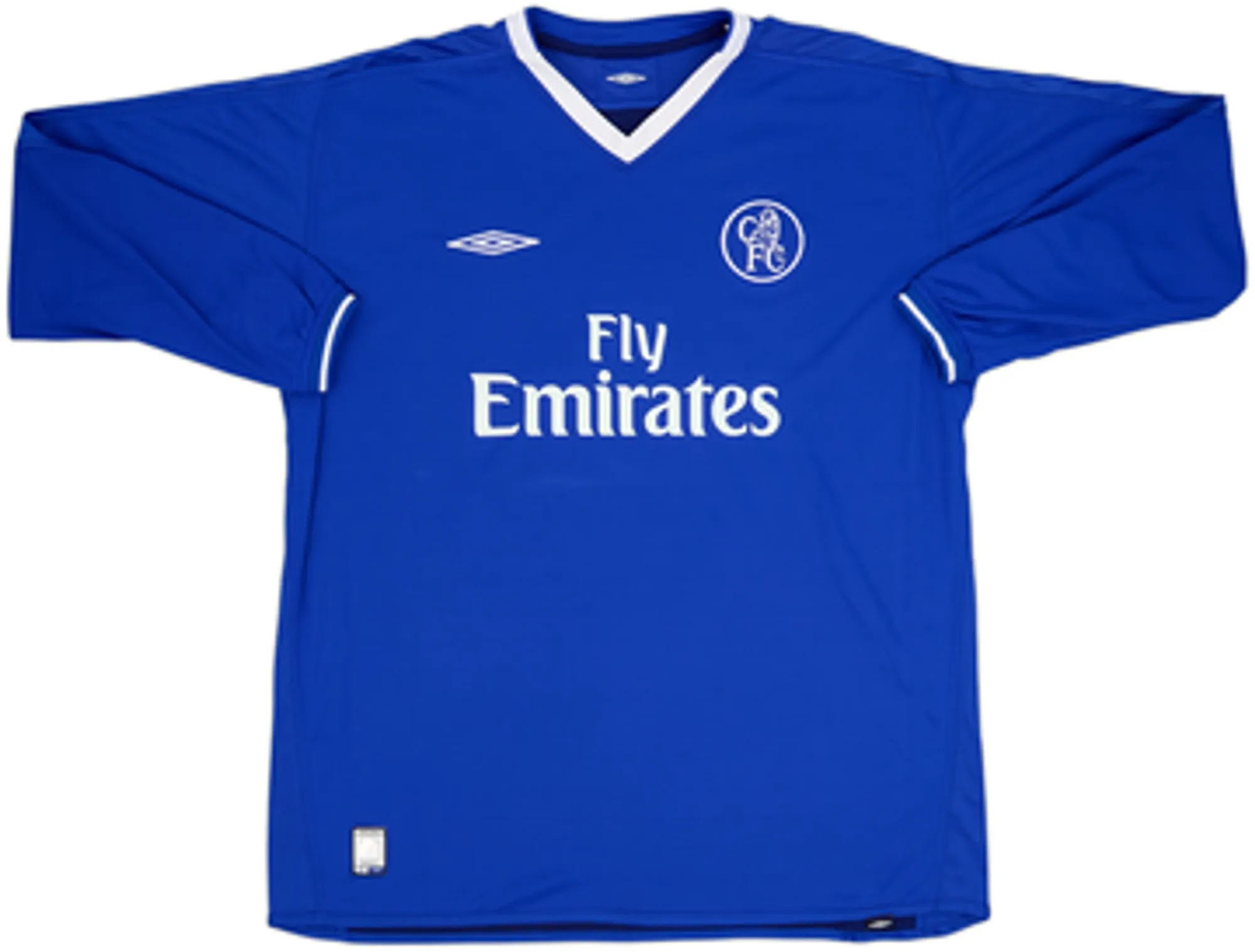 2003-05 Chelsea Home L/S Shirt Drogba #15 - 8/10 - (XL)