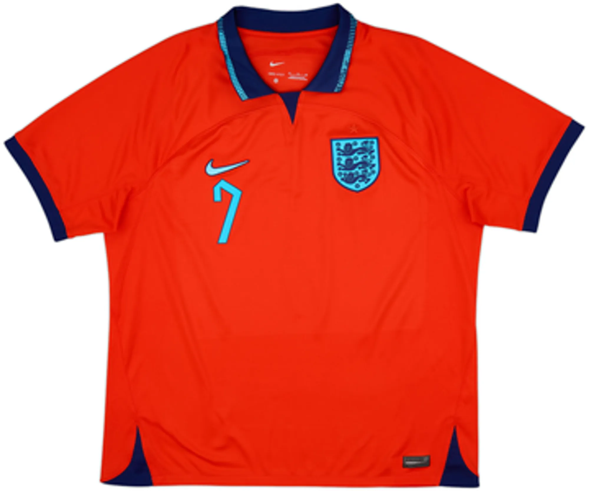 2022-23 England Away Shirt Grealish #7 - 9/10 - (L)