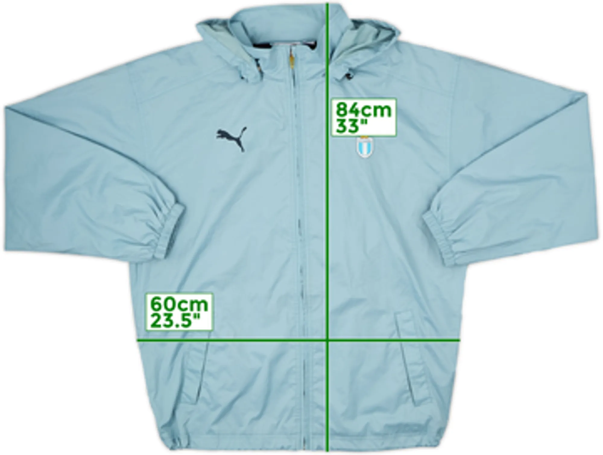 2003-05 Lazio Puma Hooded Rain Jacket - 6/10 - (L)