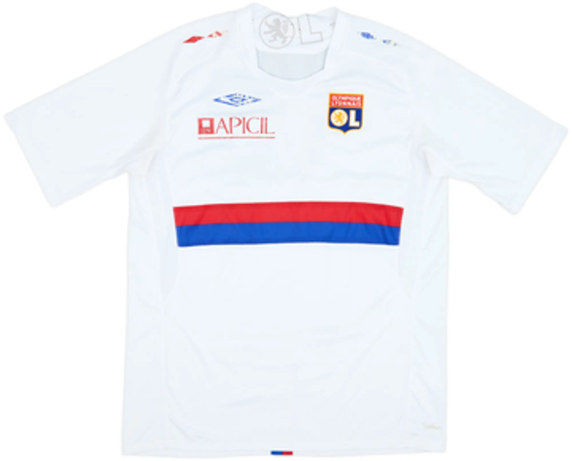 2009-10 Lyon Home Shirt Makoun #17 - 4/10 - (L)