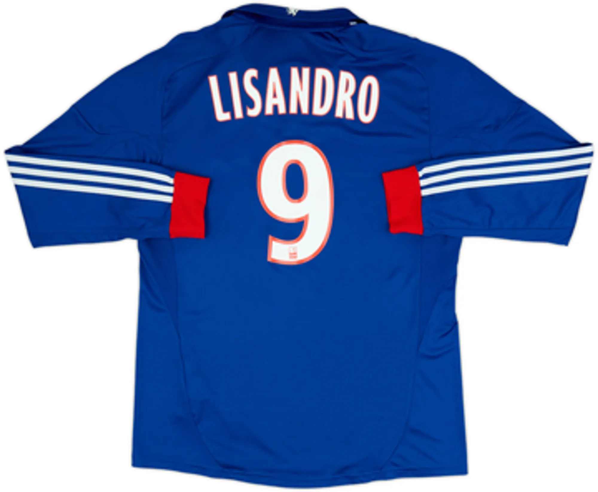 2012-13 Lyon Authentic Away L/S Shirt Lisandro #9 - 9/10 - (XL)