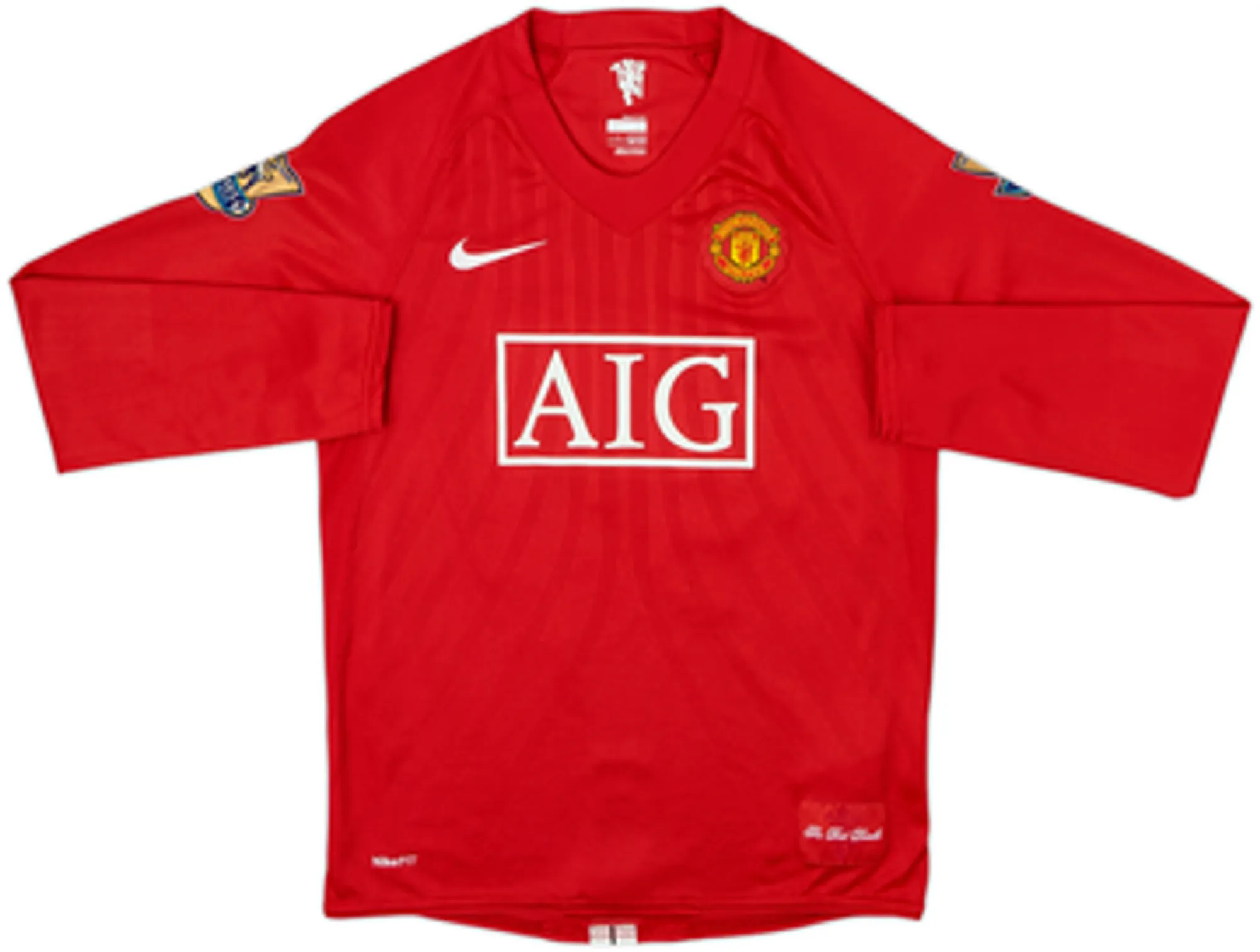 2007-09 Manchester United Home L/S Shirt Rooney #10 - 6/10 - (L.Boys)