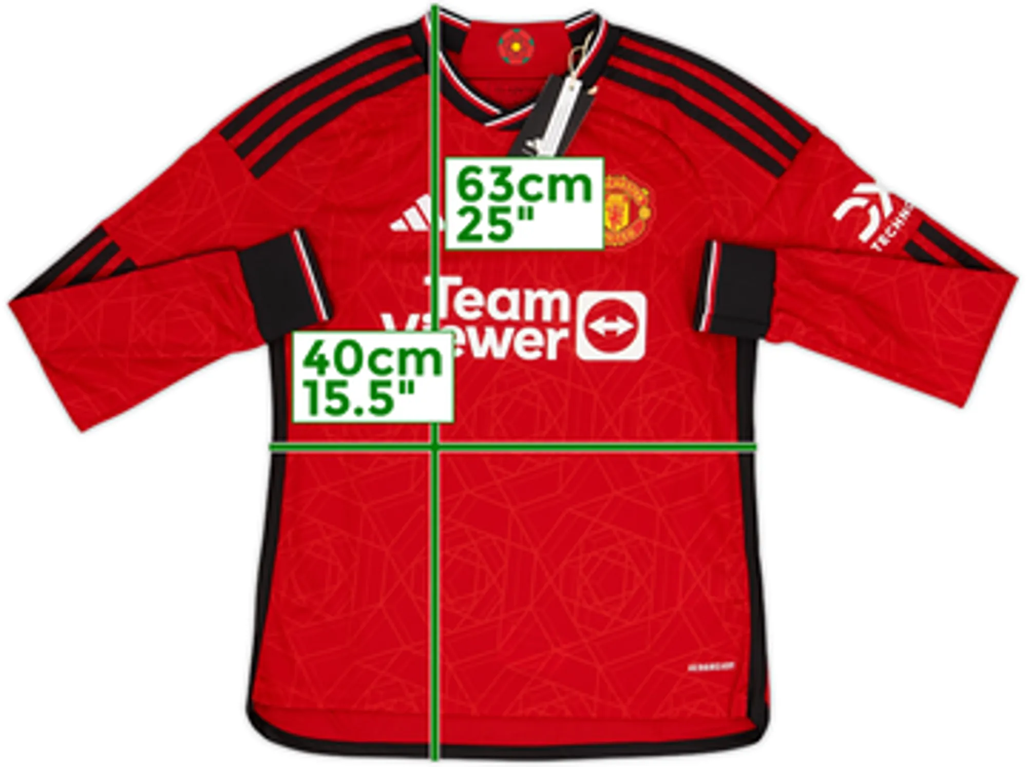 2023-24 Manchester United Home L/S Shirt (M.Boys)