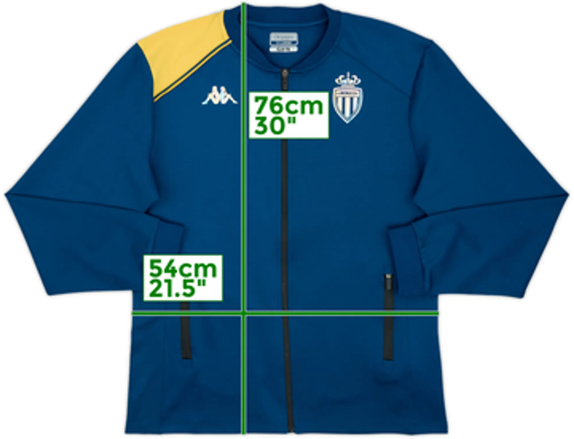 2023-24 Monaco Kappa Track Jacket - 8/10 - (XL)