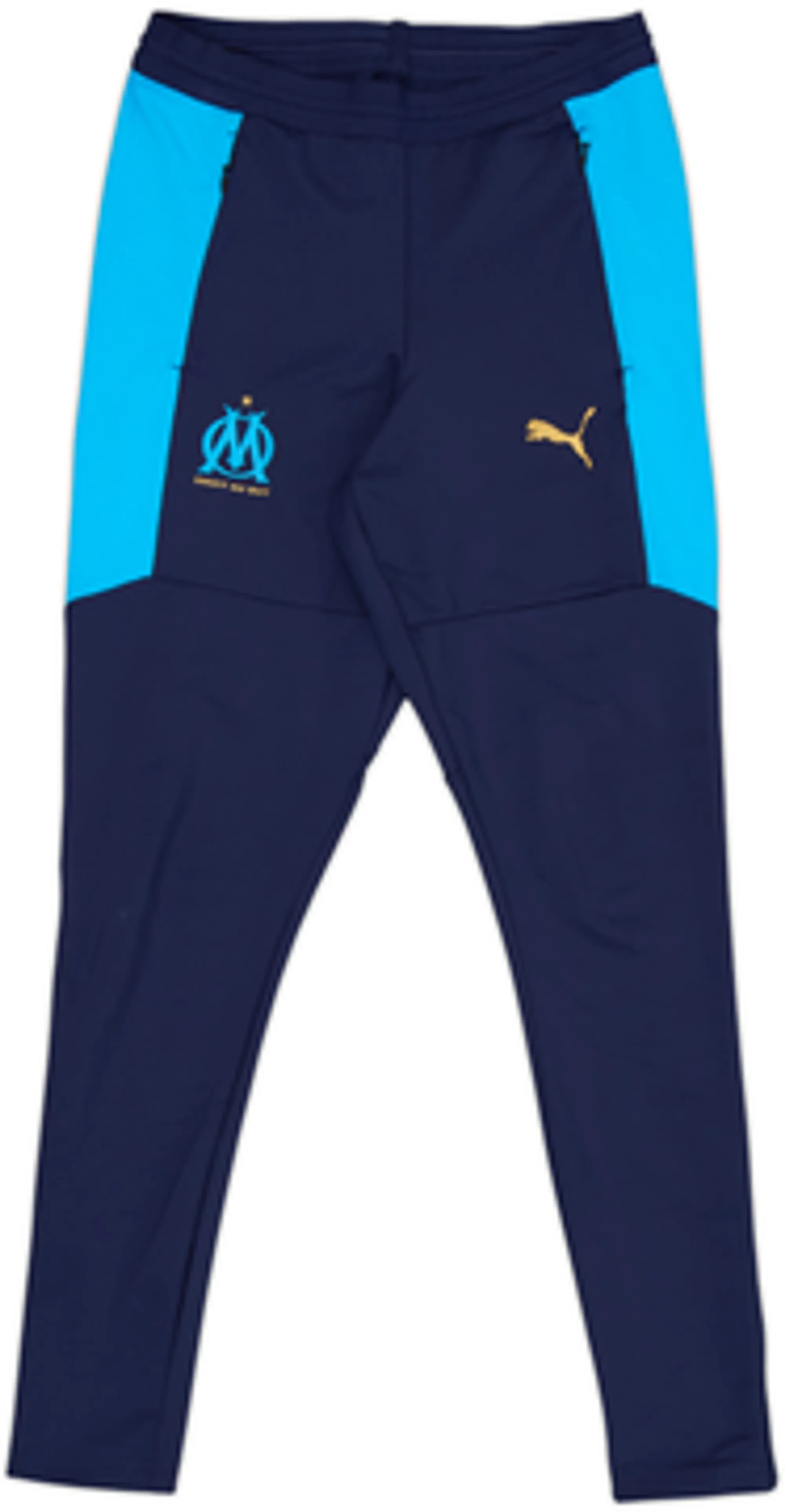 2018-19 Olympique Marseille Puma Track Pants/Bottoms - 10/10 - (M.Boys)