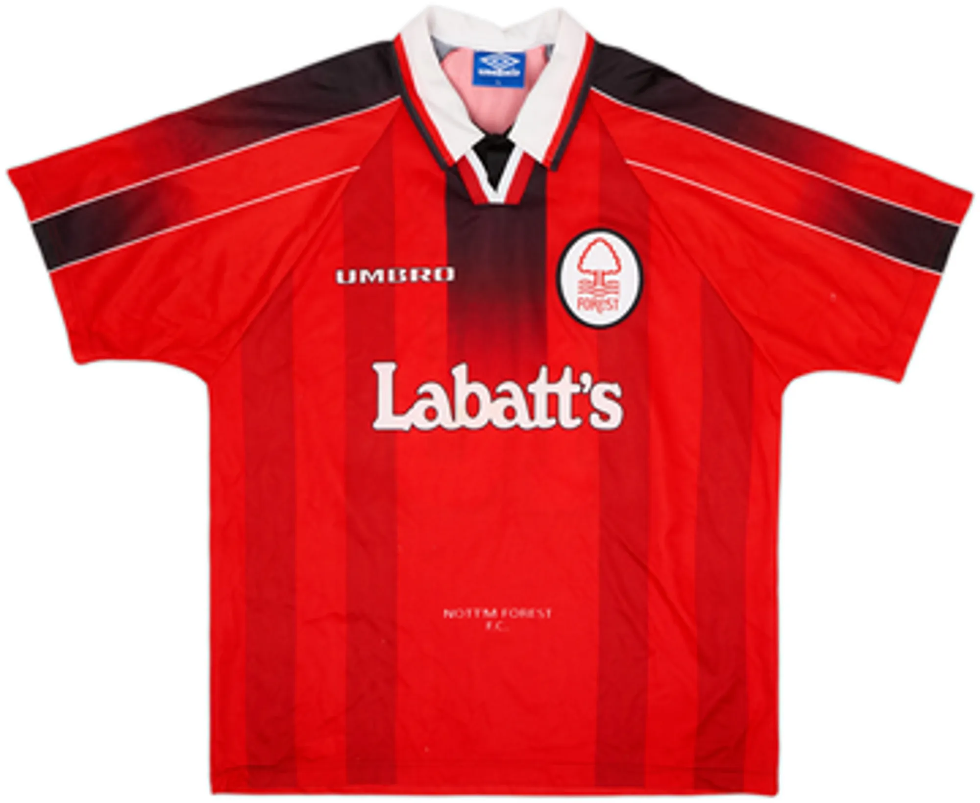 1996-97 Nottingham Forest Home Shirt Haaland #18 - 5/10 - (XL)