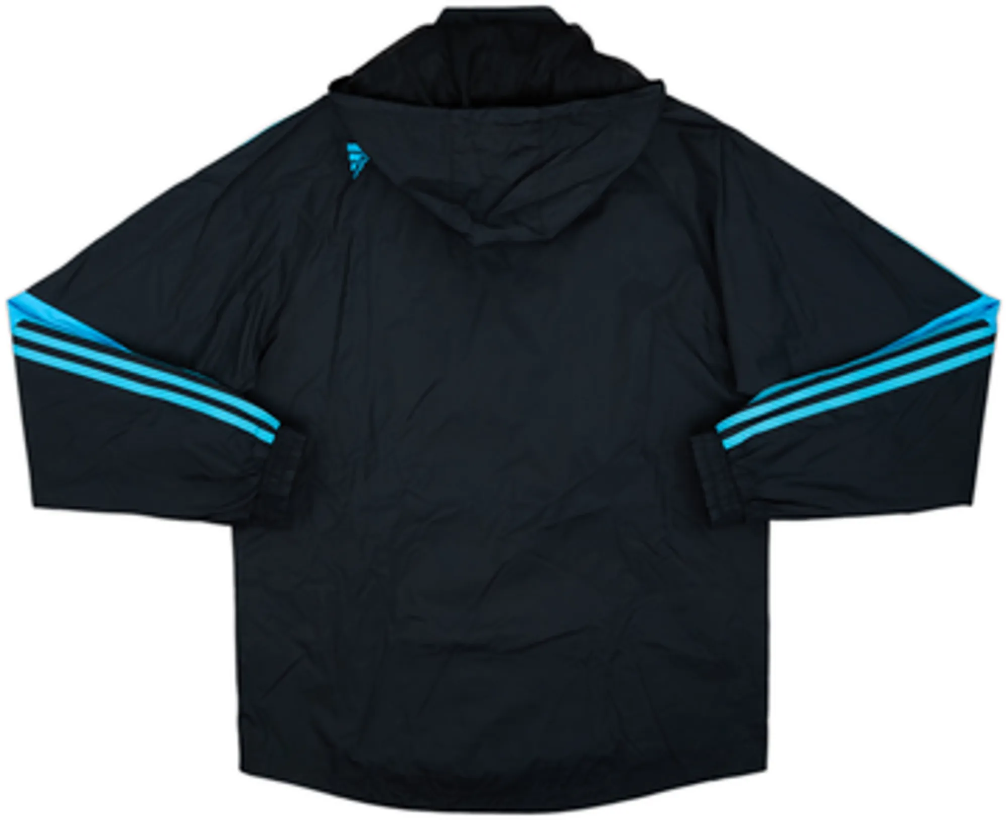 2014-15 Olympique Marseille adidas Hooded Track Jacket - 8/10 - (M)