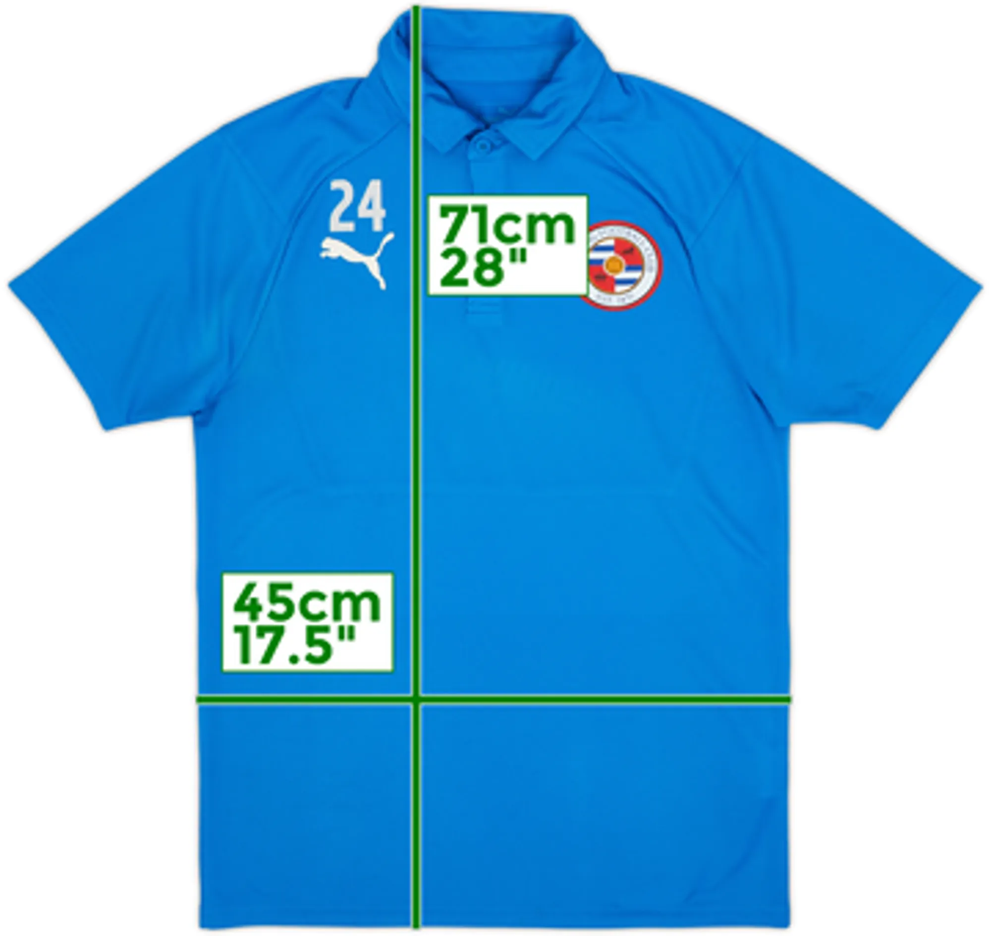 2018-19 Reading Player Issue Puma Polo Shirt - 7/10 - (S)