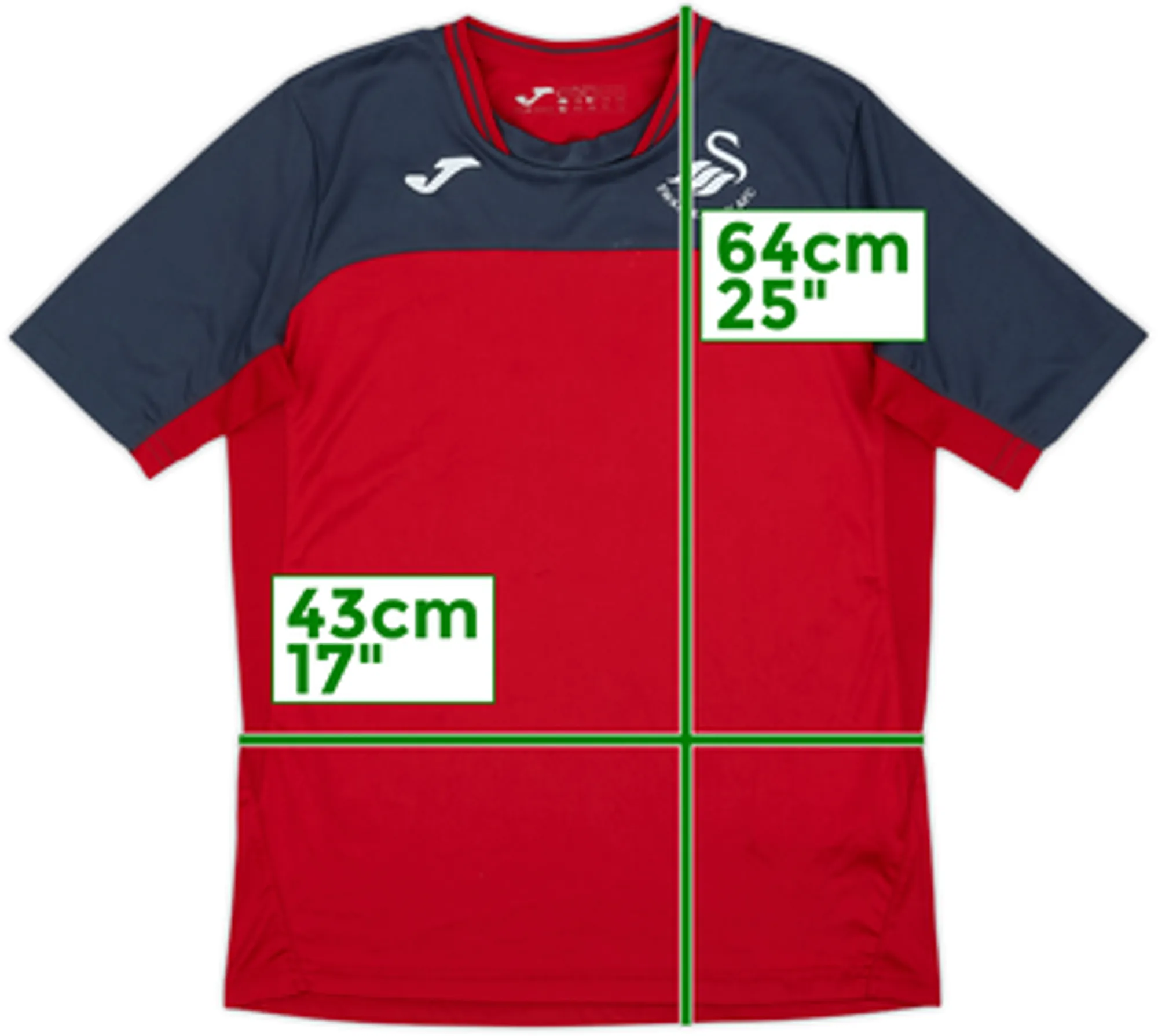 2017-18 Swansea City Joma Training Shirt - 7/10 - (L.Boys)