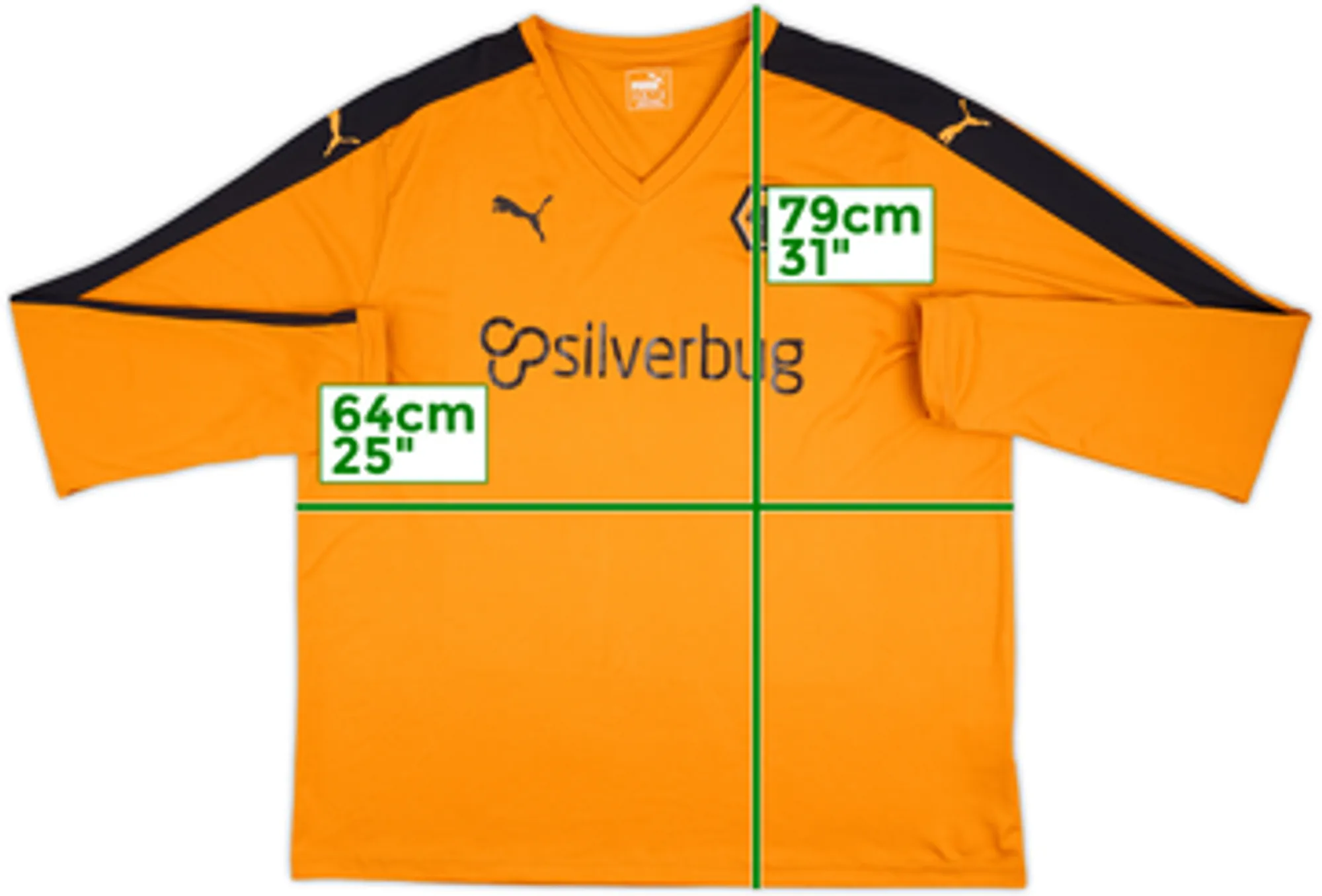 2015-16 Wolves Home L/S Shirt - 10/10 - (3XL)