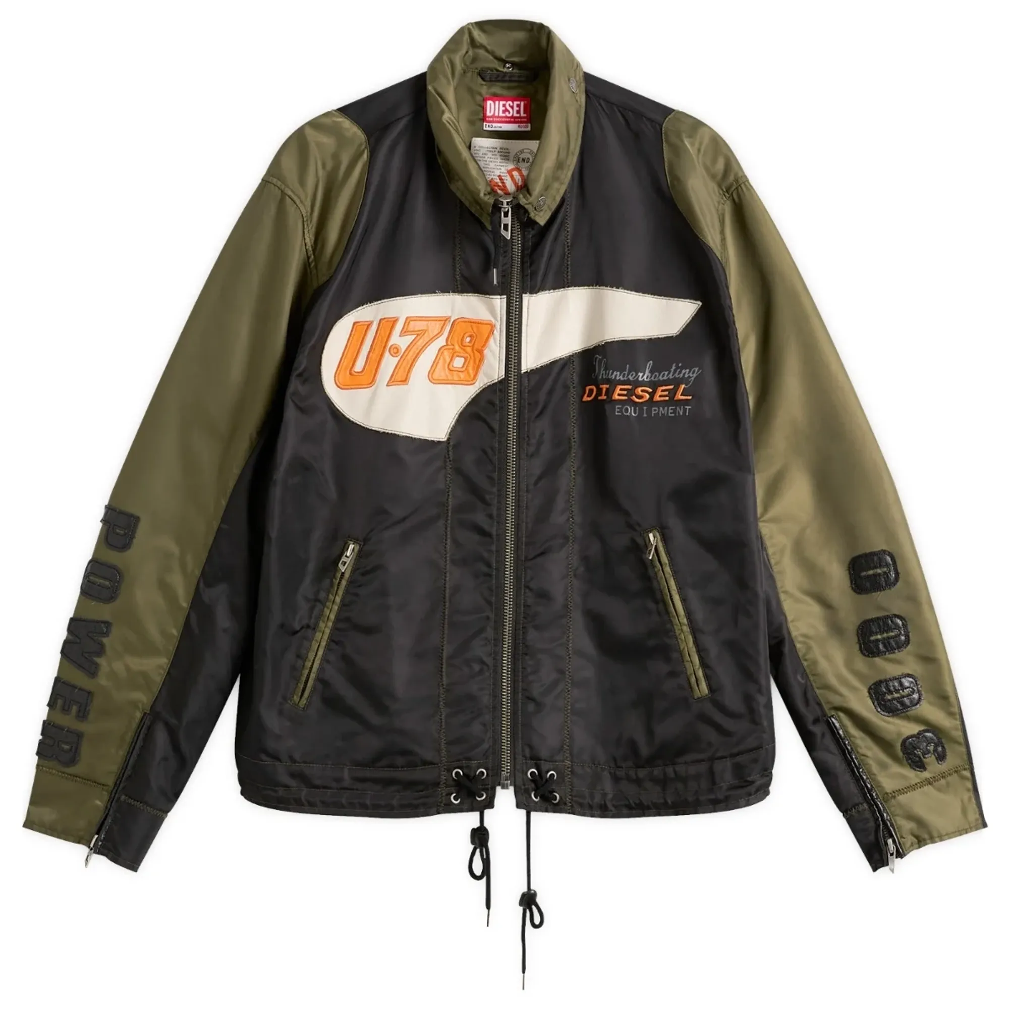 END. x Diesel Reworked Jacket Olive Green