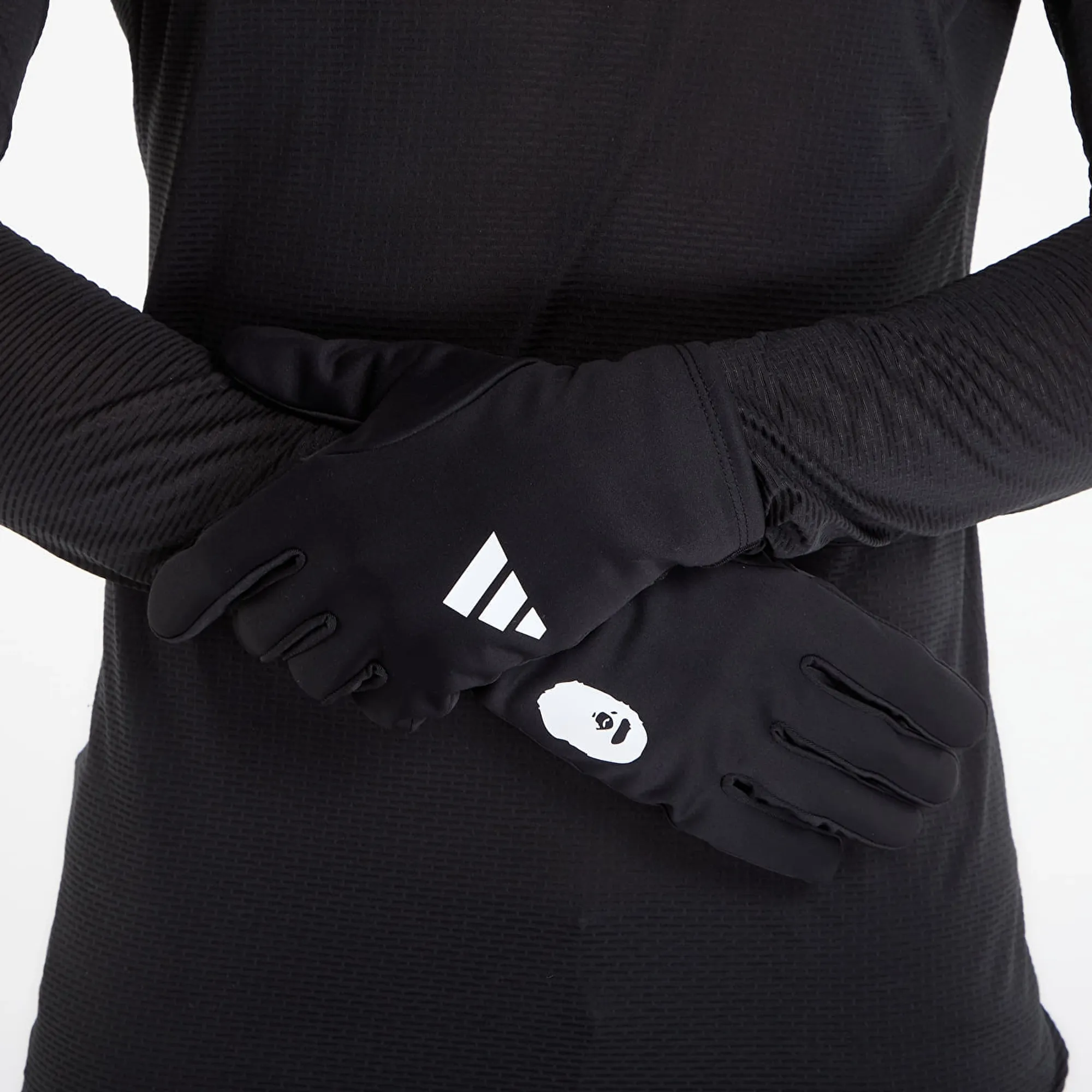 Gloves Adidas X Bape Camo Glove Black/ Semi Lucid Fuchsia S