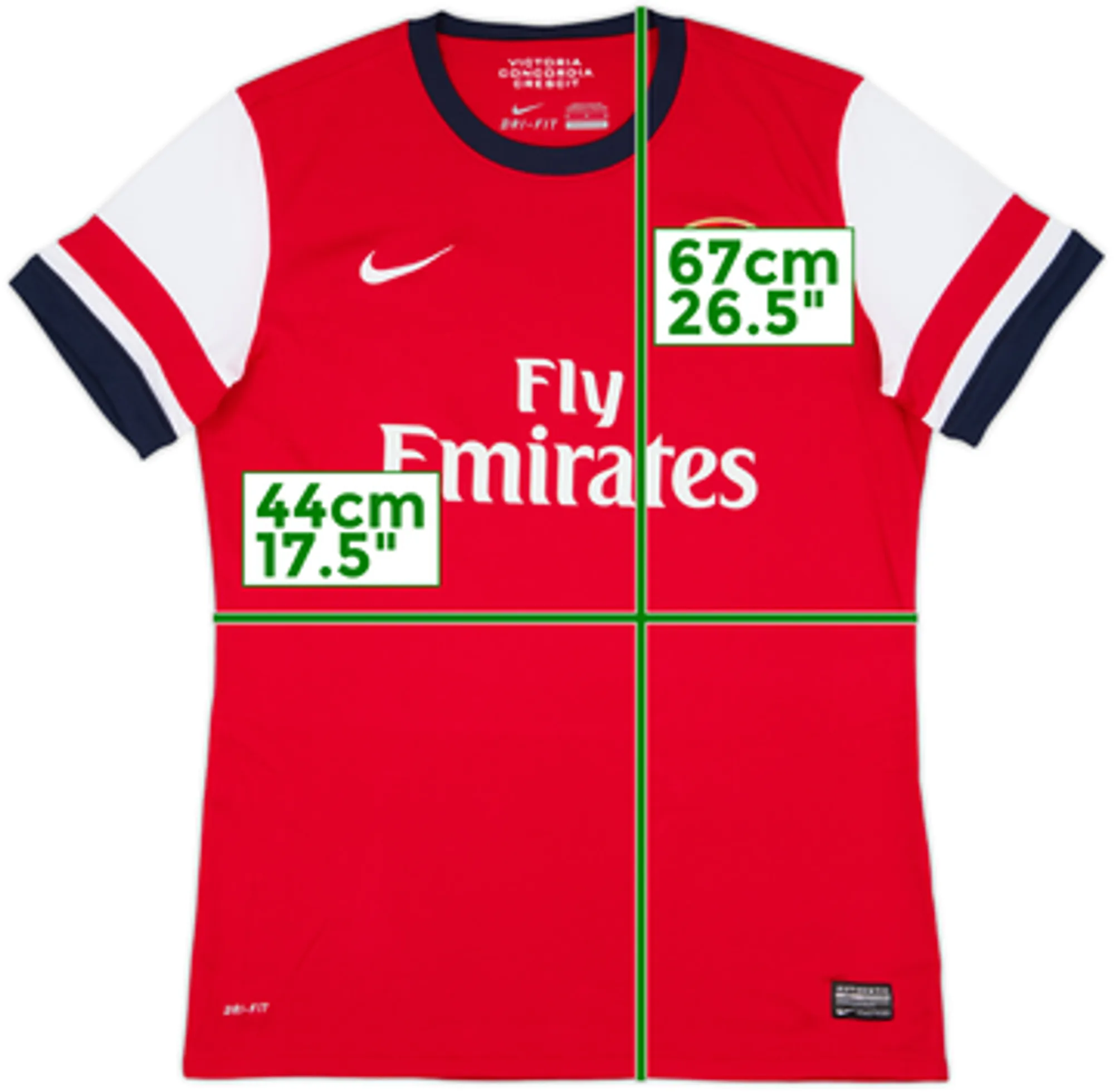 2012-14 Arsenal Home Shirt - 9/10 - (Women's M)