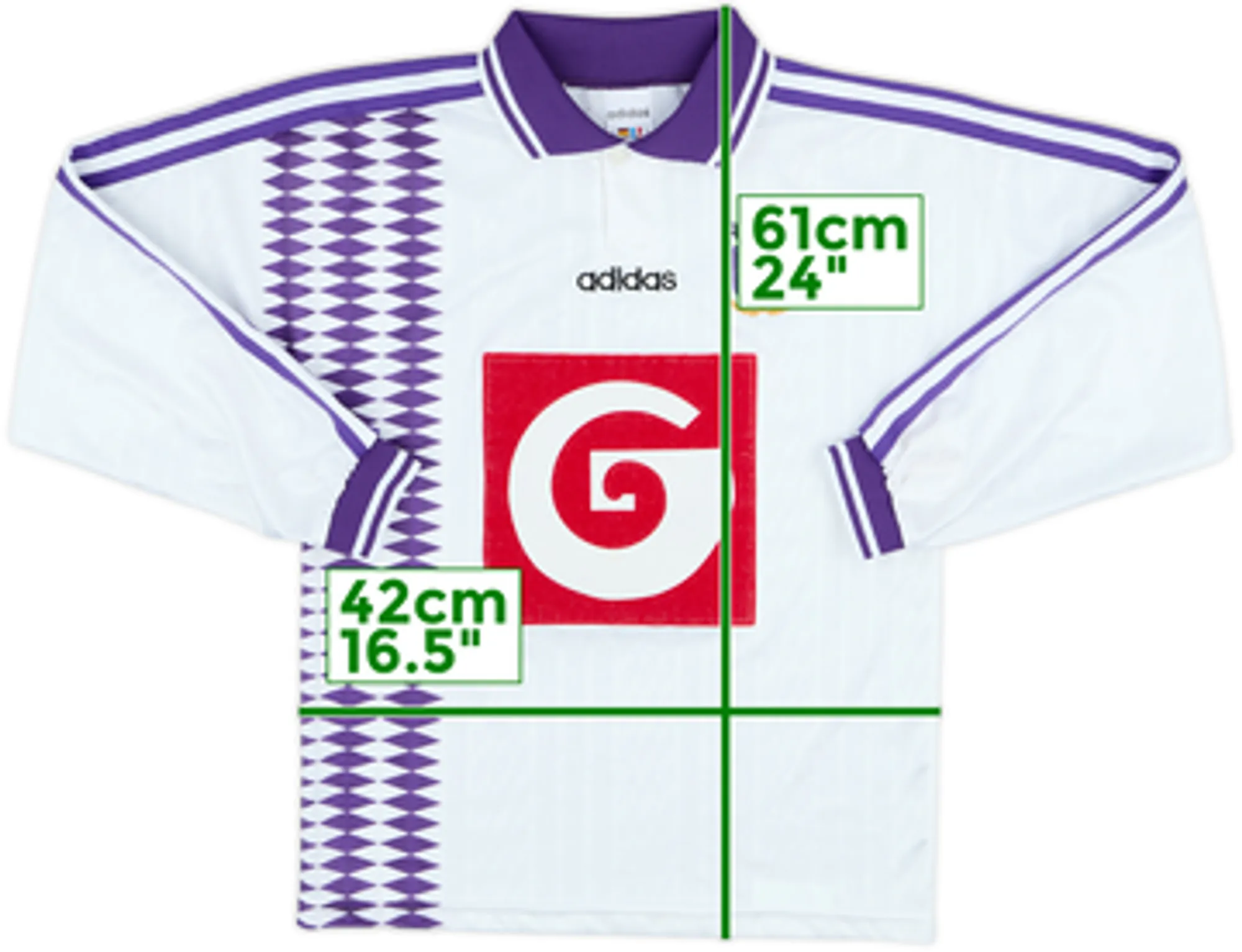 1995-96 Anderlecht Home L/S Shirt - 8/10 - (S.Boys)