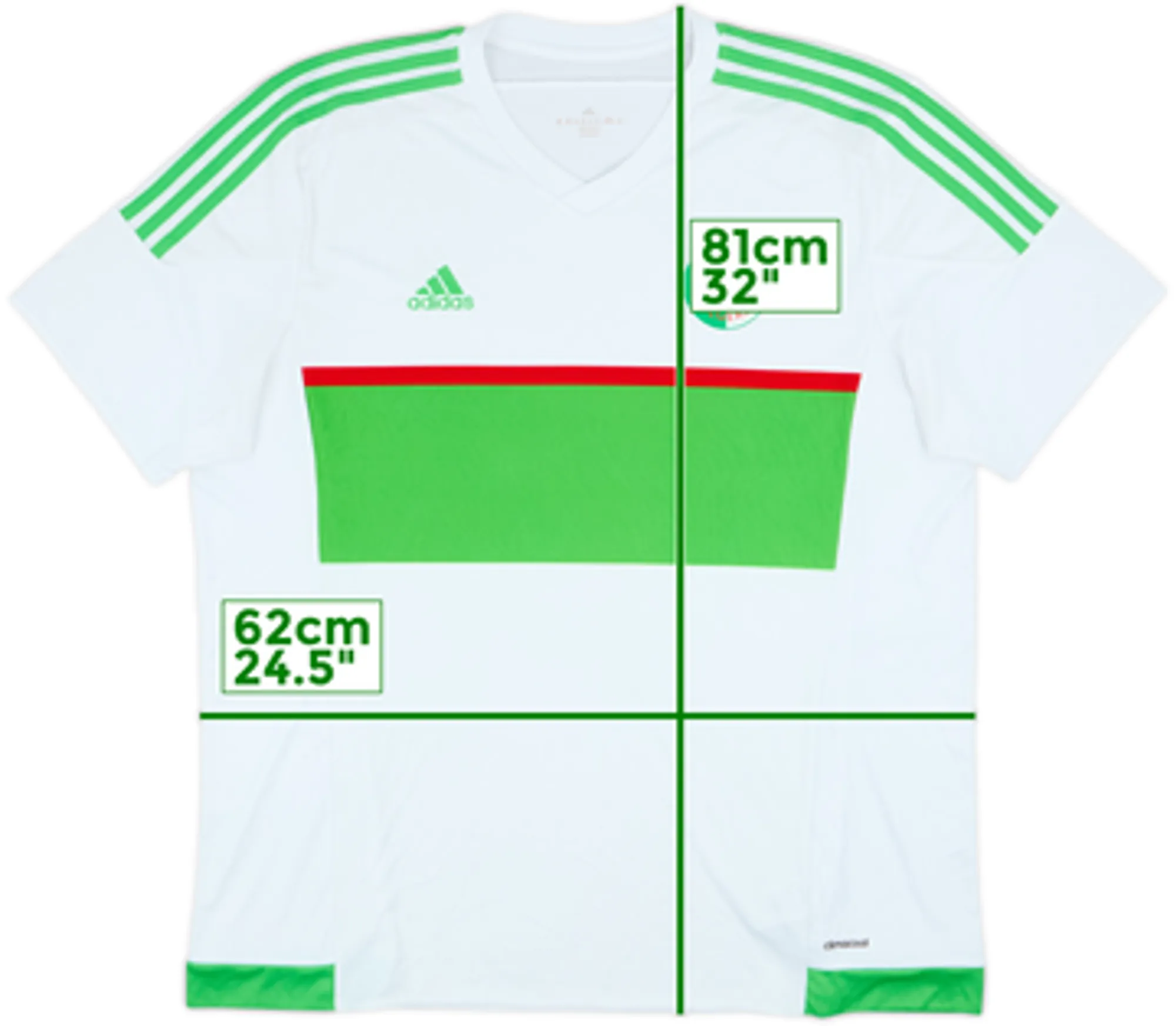 2016-17 Algeria Home Shirt - 8/10 - (L)